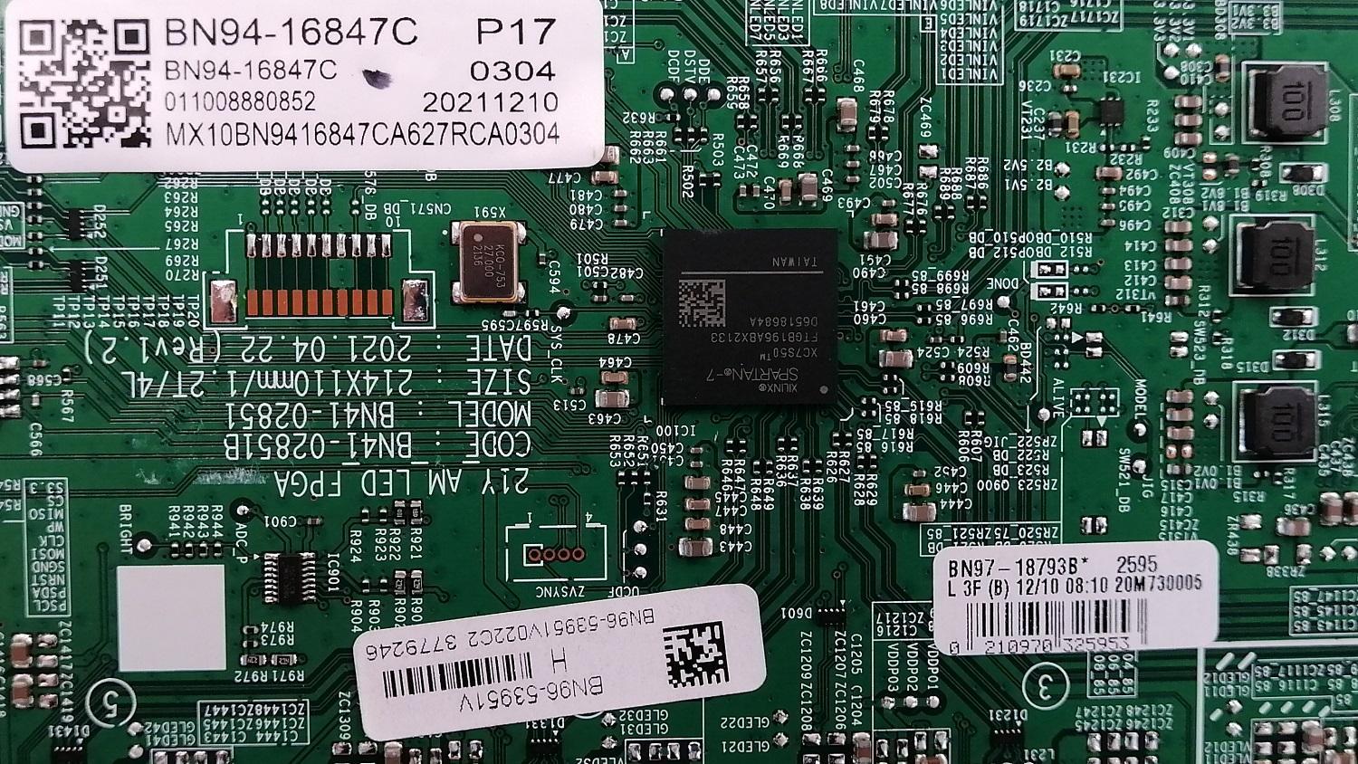 KIT DE TARJETAS PARA TV SAMSUNG NEO QLED 8K / MAIN BN94-16861T / BN41-02854A / BN97-18317Q / LED DRIVER BN94-16847C / BN41-02851B / BN97-18793B / BN96-53951V / FUENTE BN4401130A / L75SB9NB_AHS / BN44-01130A / PANEL CY-TA075JLAV5H / MODELOS QN75QN900AFXZA - Imagen 2