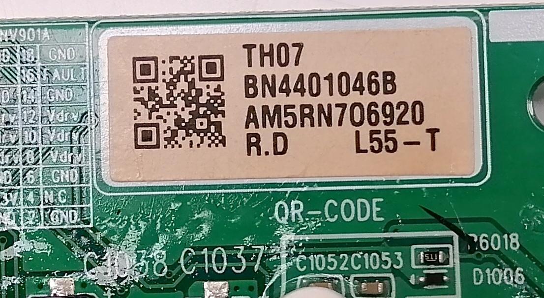 KIT DE TARJETAS PARA TV SAMSUNG QLED 4K·UHD·HDR / MAIN BN94-15333V / BN41-02749A / BN97-16592N / LED DRIVER BN4401046B / L558NC_THS / BN44-01046B / FUENTE BN4401051A / L55S8NA_THS / BN44-01051A / PANEL CY-TT055FMAV4H / MODELO QN55Q80 / QN55Q80TAFXZA AC02 - Imagen 3