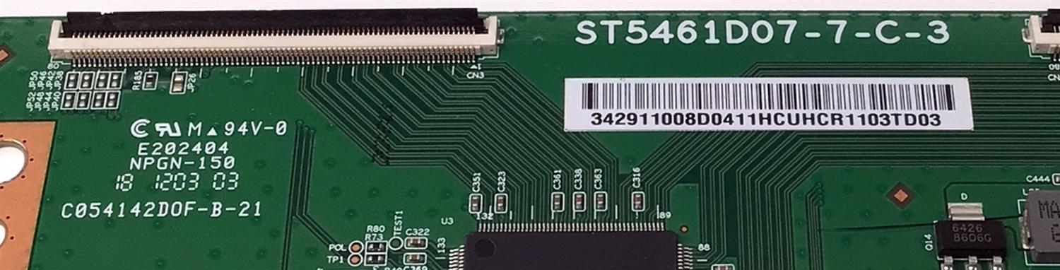 KIT DE TARJETAS PARA TV PIONNER 4K·UHD / MAIN SVS568TA05-MA200CK / T.MS6586.U782 / 1MS586C2ISA / V8-MS86MNA-LF1V1 / T-CON 342911008D0411 / ST5461D07-7-C-3 / FUENTE 81-PBE060-H04C12 / SHG6004C-101H / DLBB513 / SHG6004C12-101HA / MODELO PLE-55S09UHD - Imagen 3