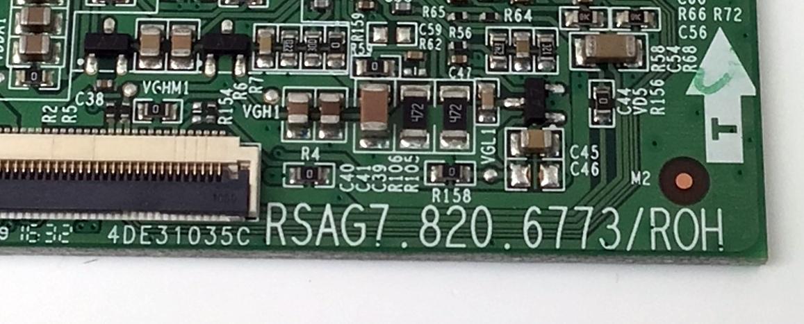 KIT DE TARJETAS PARA TV HISENSE HD ((ROKU TV)) / MAIN 207305 / RSAG7.820.6670/ROH / 193054 / LHD32K2207WUS / 4DE30856B / T-CON 193220 / RSAG7.820.6773/ROH / 4DE31035C / E193079 / PANEL HD315DH-B12(010)\S6\GM\ROH / MODELO 32H4C - Imagen 5