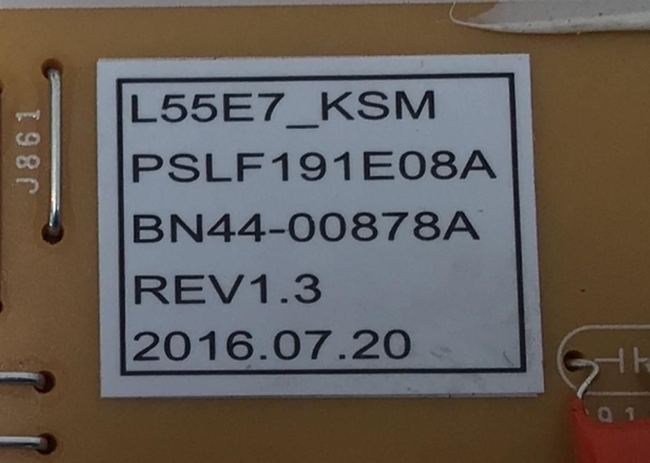 KIT DE TARJETAS PARA TV SAMSUNG / MAIN BN94-10751A / BN97-10623A / BN41-02504A / FUENTE BN4400878A / L55E7_KSM / PSLF191E08A / PANEL CY-QK055FLLV2H / DISPLAY LSF550FJ09-L11 / BN96-39211A / MODELO UN55KS800D / UN55KS800DFXZA / UN55KS8000 / UN55KS8000FXZA - Imagen 5