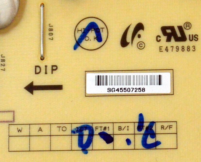 KIT DE TARJETAS ORIGINAL PARA TV VIZIO / NUMERO DE PARTE 75501J010002 / 748.01J14.0011 / FUENTE 056041980041 / PSLL191301W / T-CON 5555T29C02 / T500QVN03.0 / LED DRIVER 75501J020001 / 748.01J11.0011 / PANEL LC550EQY / DISPLAY T550QVN04.0 / MODELO E55U-D2 - Imagen 7