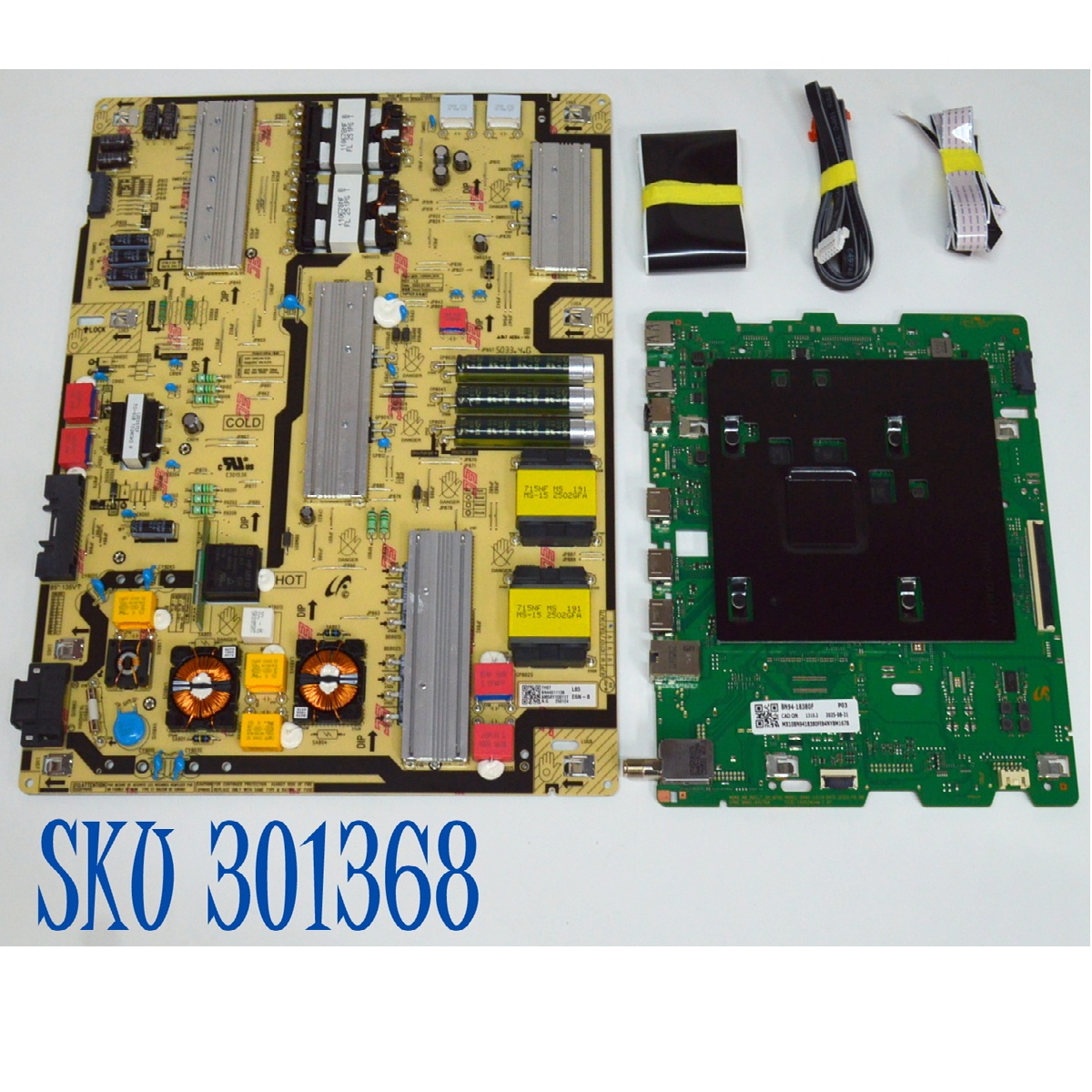 KIT DE TARJETAS ORIGINAL PARA TV SAMSUNG / NUMERO DE PARTE BN94-18380F / BN41-03176A / BN9418380F / FUENTE BN44-01113B / L85E6N_BHS / BN4401113B / PANEL CY-SC085FGCV2H / DISPLAY PT850GT02-5 VER.1.0 / MODELO UN85DU8000CXZA / UN85DU8000CXZA XB01