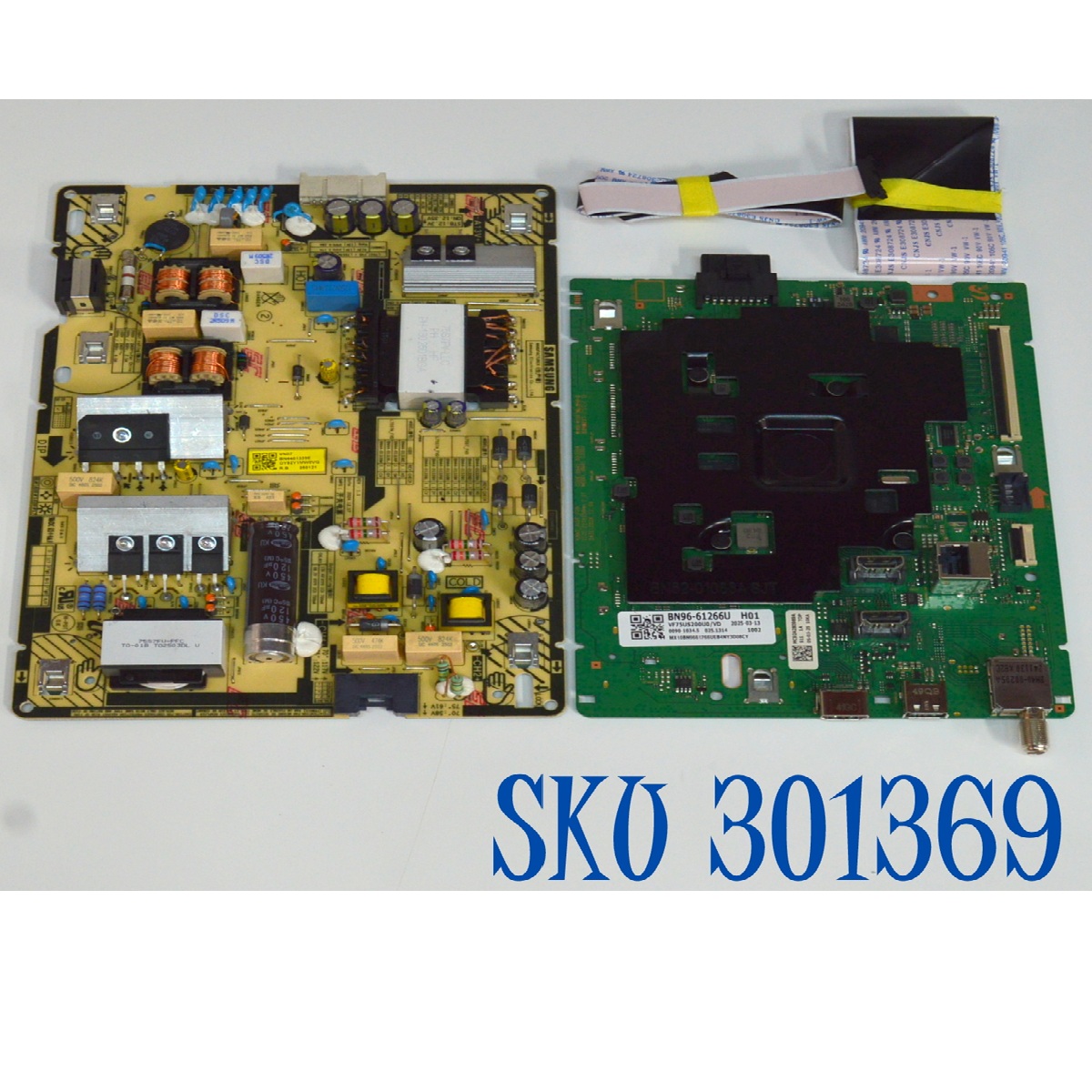 KIT DE TARJETAS ORIGINAL PARA TV SAMSUNG / NUMERO DE PARTE BN96-61266U / BN41-03350A / BN9661266U / FUENTE BN44-01339E / L75S7A_FVD / BN4401339E / PANEL CY-BF075HGHV8H / DISPLAY ST7461D03-9 V2.1 / MODELO UN75U8000FDXZA CB01 / UN75U8000FBXZA CB01