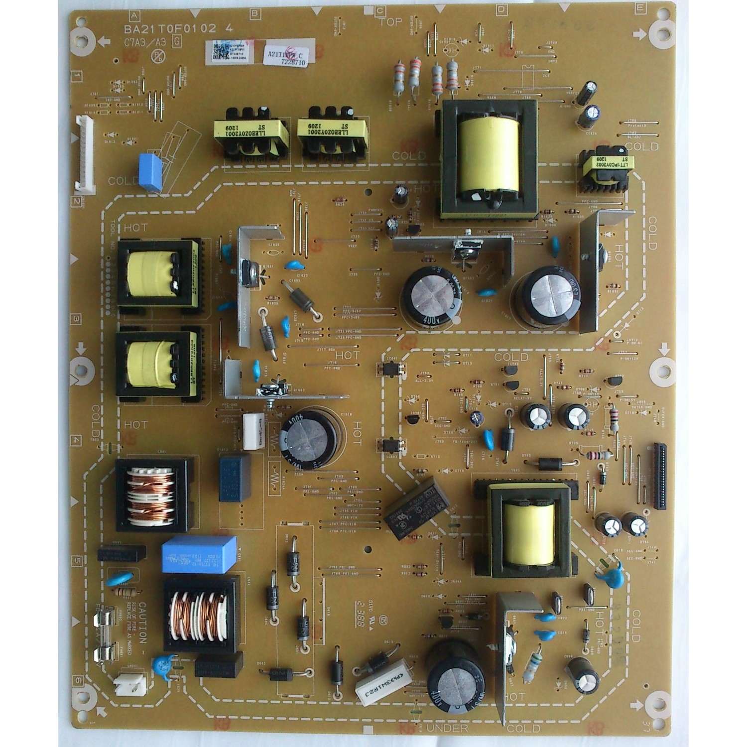 FUENTE BACKLIGHT INVERSOR / EMERSON A21T1MPW / A21T0MPW / A21T1-MPW / BA21T0F0102 4 / BA21T0F01 02 1 / A21T1MPW-001 / A21T1UH / MODELO  Emerson	 LC391EM3 DS1 /  Magnavox 39MF412B/F7 DS1 / 