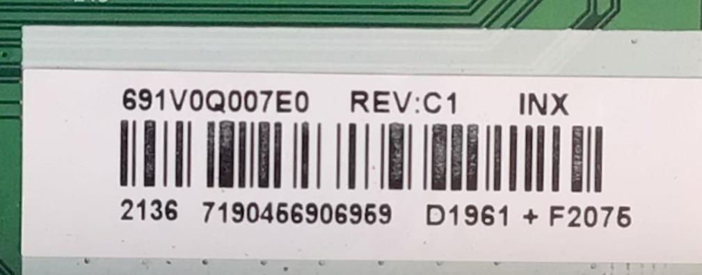 MAIN PARA TV PIONNER·FIRE TV 4K·UHD·HDR / NUMERO DE PARTE 691V0Q007E0 / VTV-L55736 / VTV-L55736 REV:1 / 691V0Q007E0 REV:C1 / PANEL K500WDCRA /  DISPLAY V500DJ7-QE1 / MODELO PN50951-22U - Imagen 4