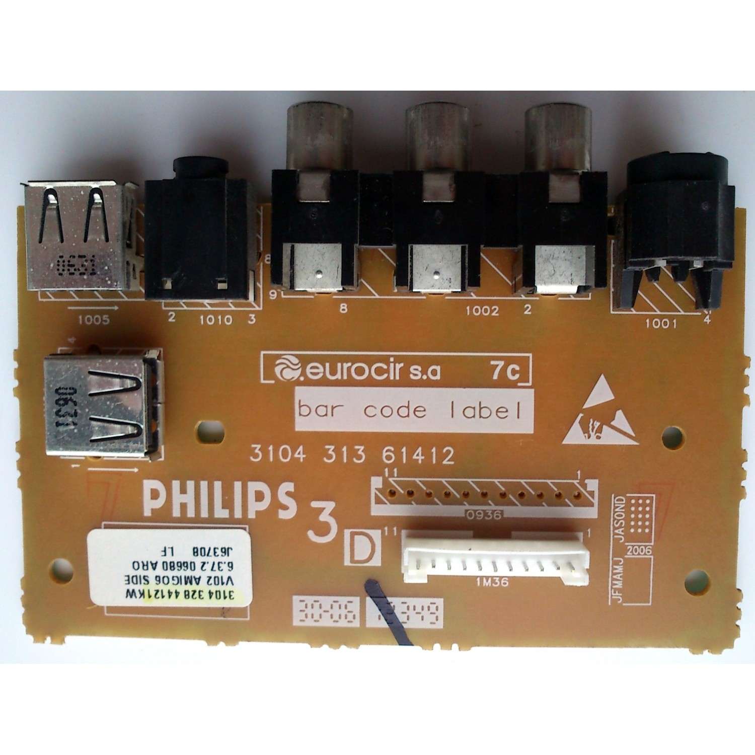 SEÑAL DE A / V / PHILIPS 310432844121 MODELO 50PF9431D/37