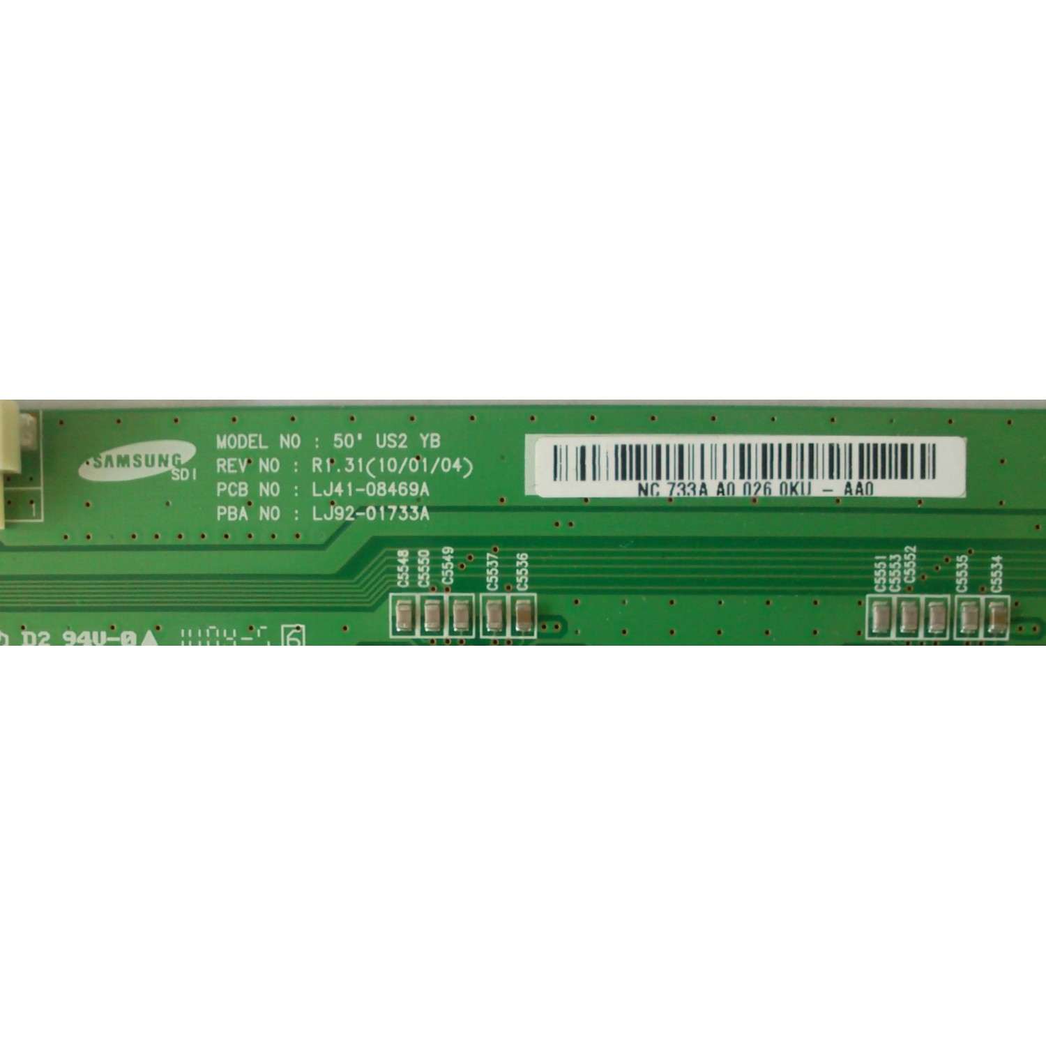 SCAN BUFFER 733A / SAMSUNG BN96-12963A MODELO PN50C6500TFXZA - Imagen 2