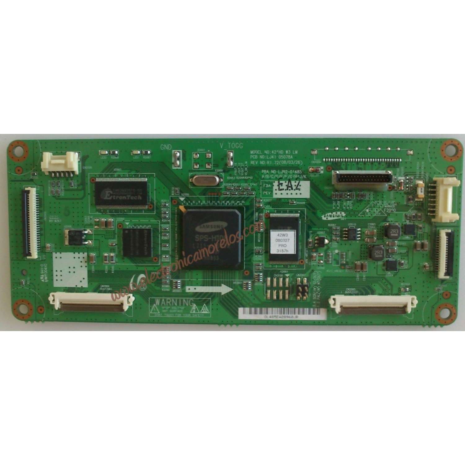 MAIN LOGICA 485E A2 / SAMSUNG / DYNEX LJ92-01485E MODELO DX-PDP42-09