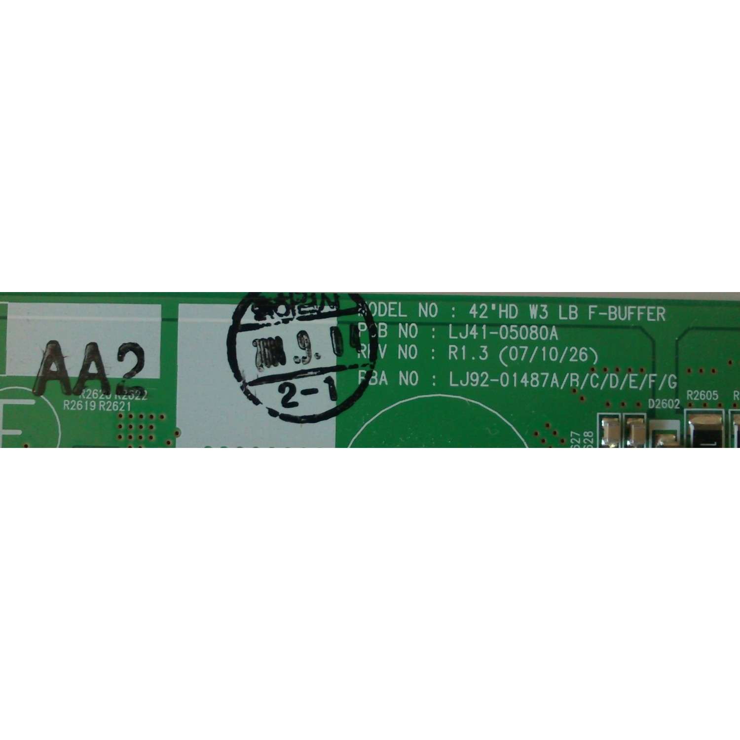 F-BUFFER 487A A2 / SAMSUNG DYNEX / VIZIO BN96-06763A / LJ41-05080A /  LJ92-01487A / MODELO DX-PDP42-09 - Imagen 3