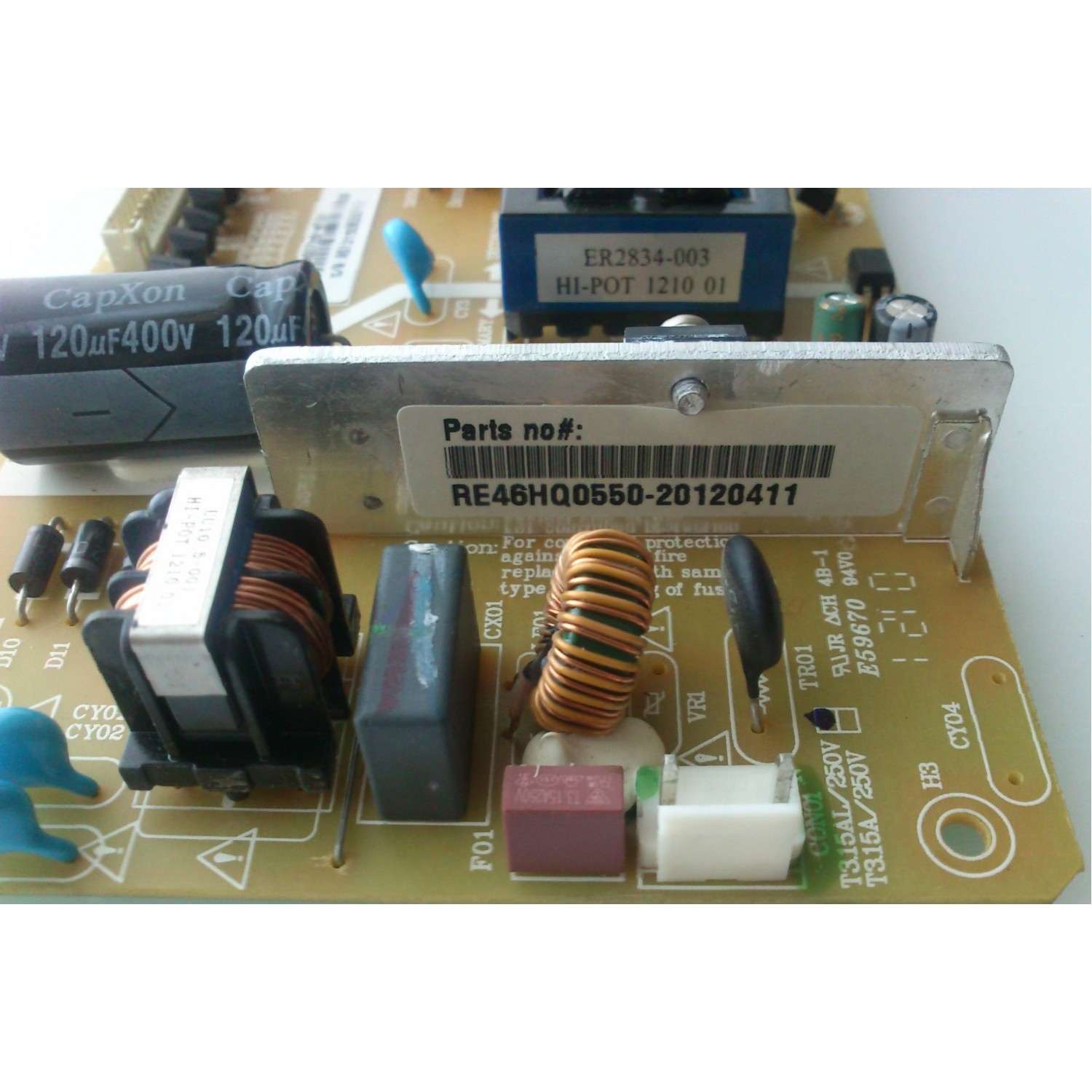 FUENTE DE PODER RE46HQ0550 / RCA RS072S-4T01 - Imagen 2