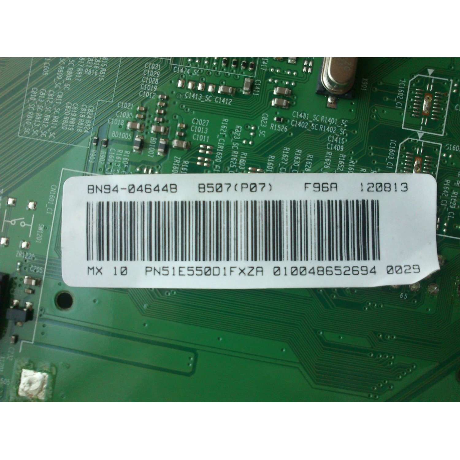 MAIN PARA TV  SAMSUNG NUMERO DE PARTE BN94-04644B / BN41-01802A / BN97-05181B / PANEL S51FH-YD01 / S51FH-YB01 / MODELOS PN51E550D1FXZA TS02 / PN51E550D1FXZA TD03 / PN51E490B4FXZA TD02 / PN51E550D1FXZA SS01 - Imagen 2