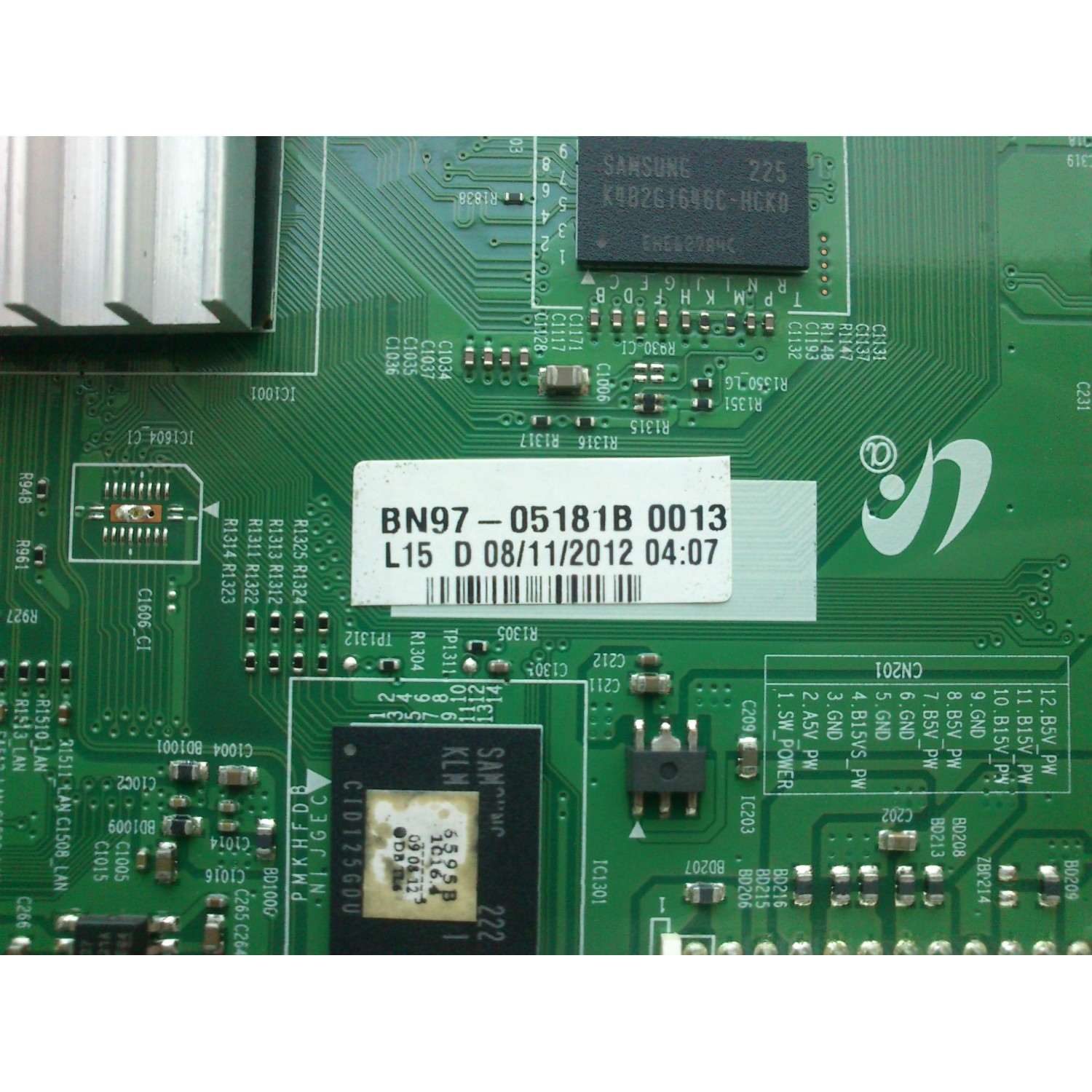 MAIN PARA TV  SAMSUNG NUMERO DE PARTE BN94-04644B / BN41-01802A / BN97-05181B / PANEL S51FH-YD01 / S51FH-YB01 / MODELOS PN51E550D1FXZA TS02 / PN51E550D1FXZA TD03 / PN51E490B4FXZA TD02 / PN51E550D1FXZA SS01 - Imagen 3