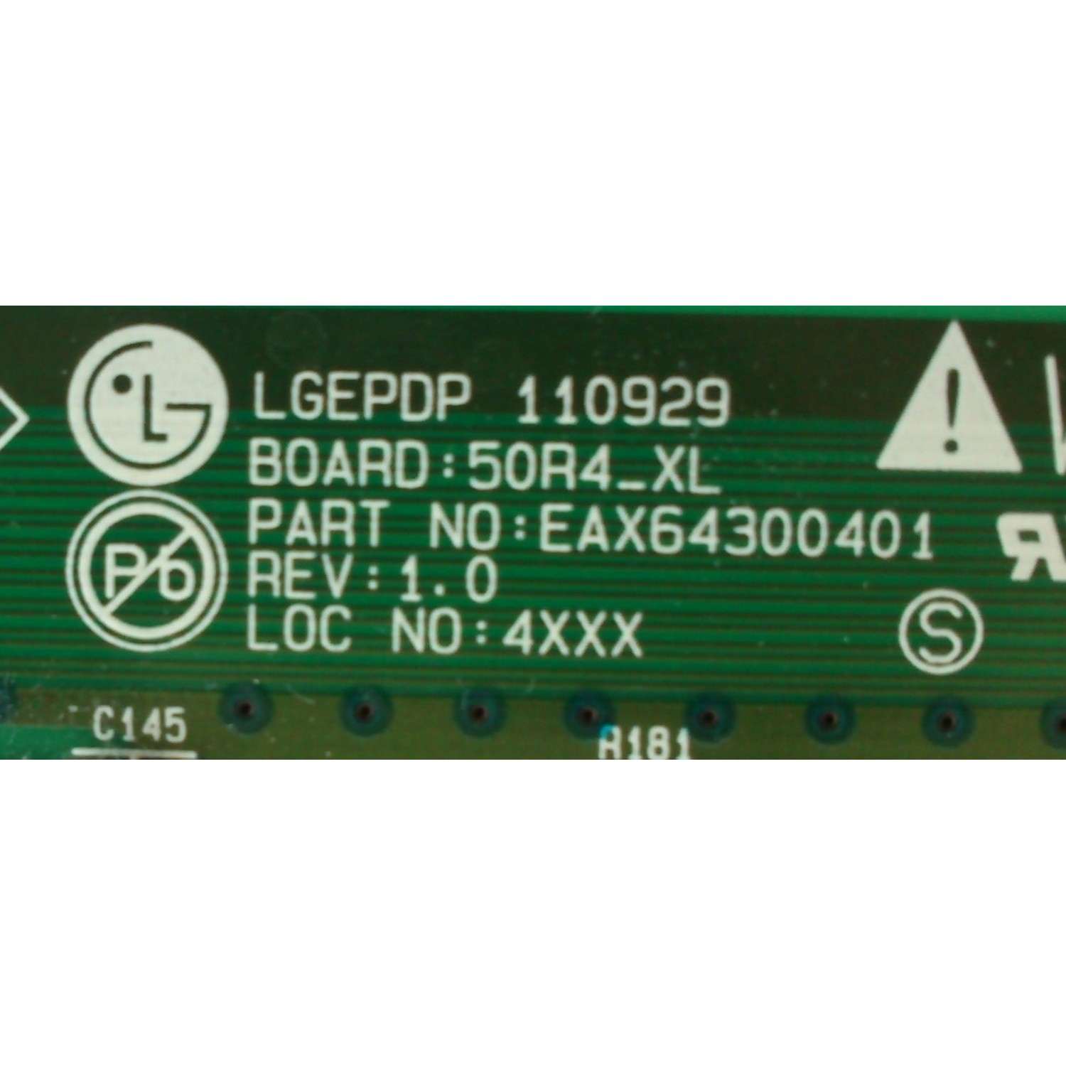 BUFFER XL / LG EBR73764701 / EAX64300401 / PANEL PDP50R40000 / MODELOS 50PA5500 / 50PA6500-UA AUSLLUR / 50PA6500-UG BUMLLJR / 50PA6500 / 50PM6700-UB AUSLLJR / 50PM9700-UA AUSLLJR - Imagen 2