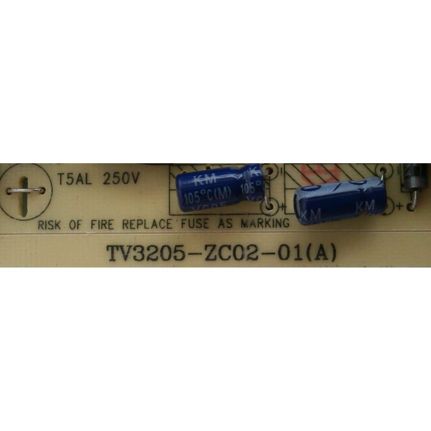 FUENTE DE PODER TV3205-ZC02-01(A) / HAIER / WESTINGHOUSE 303C3205061 / MODELO EW39T5KW TW-67801-A039A - Imagen 2