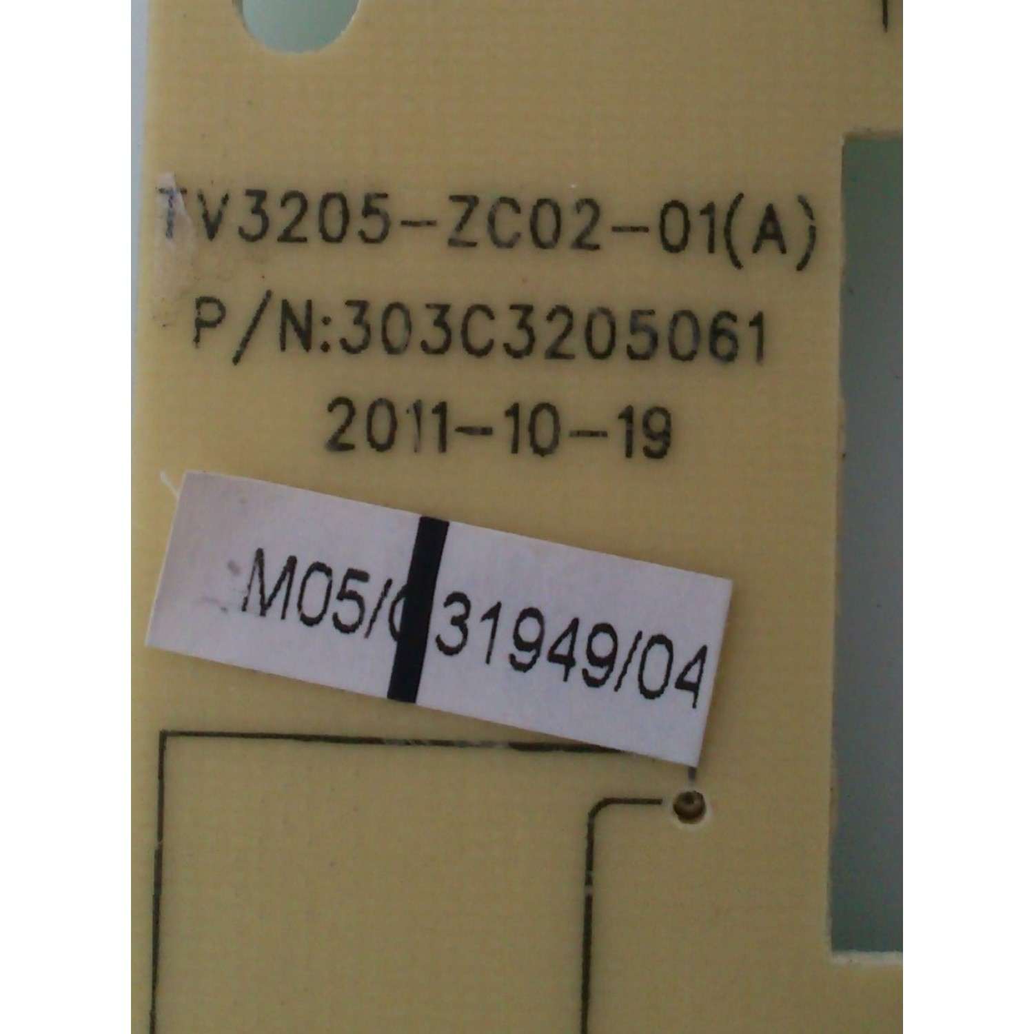 FUENTE DE PODER TV3205-ZC02-01(A) / HAIER / WESTINGHOUSE 303C3205061 / MODELO EW39T5KW TW-67801-A039A - Imagen 3