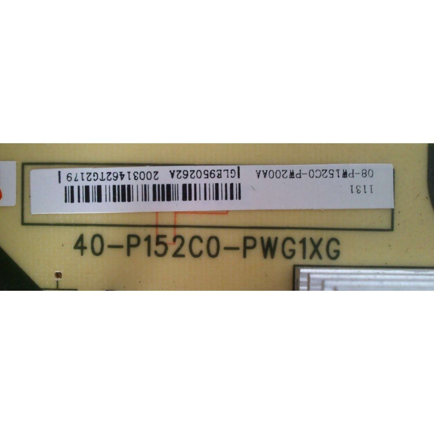 FUENTE DE PODER PW152C0 / TCL 08-PW152C0-PW200AA MODELO	L32F11 - Imagen 2