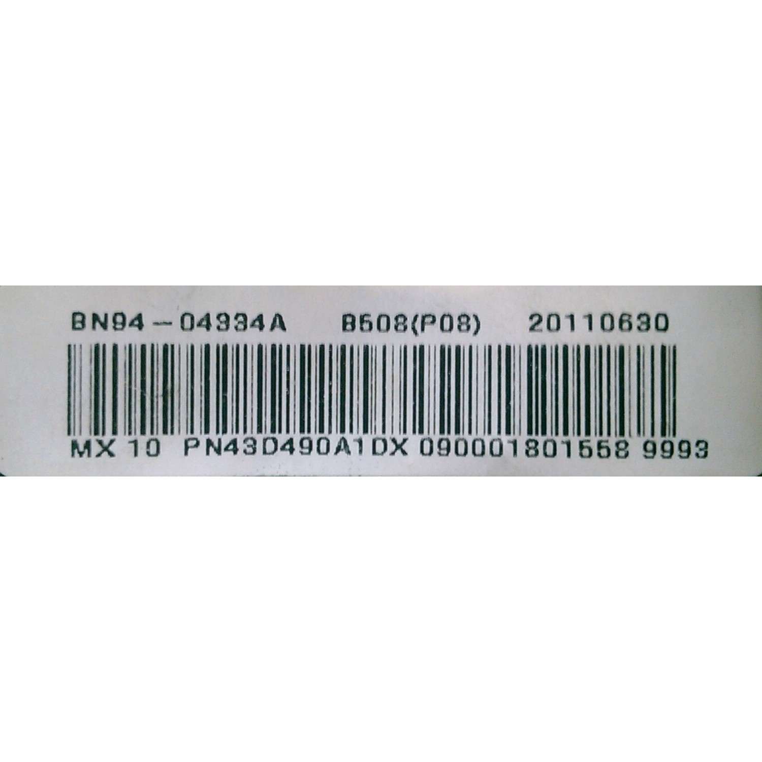 MAIN / SAMSUNG BN94-04334A / BN41-01590A / BN97-00173A / MODELO PN43D490A1DXZA	 - Imagen 2