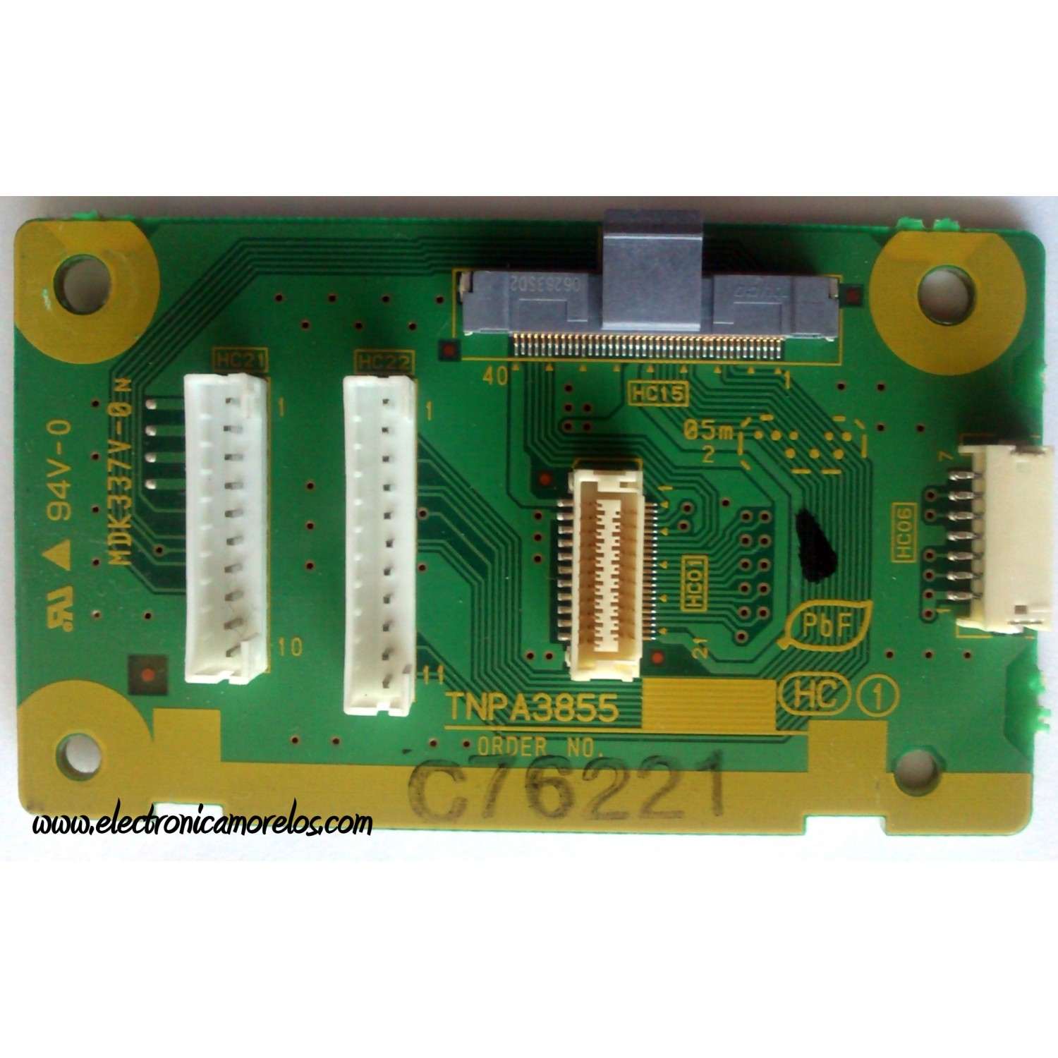 TARJETA HC / PANASONIC TNPA3855S / TNPA3855 / MODELO TH-58PX60U	