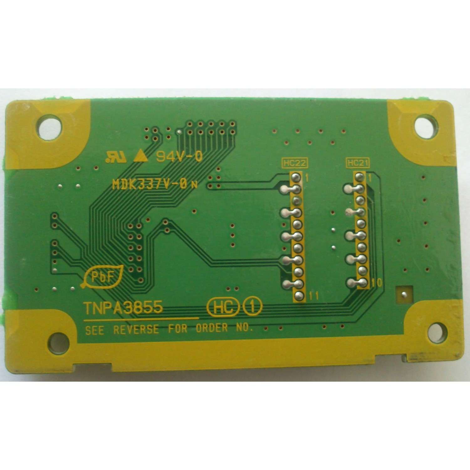 TARJETA HC / PANASONIC TNPA3855S / TNPA3855 / MODELO TH-58PX60U	 - Imagen 2