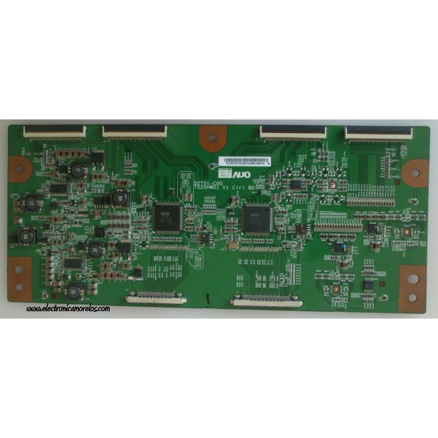 T-CON / SANYO 55.52T01.C02 / 5552T01C02 / 52T01-C0G / T520HW01 V1 Ctrl BD /MODELO DP52449 P52449-01	