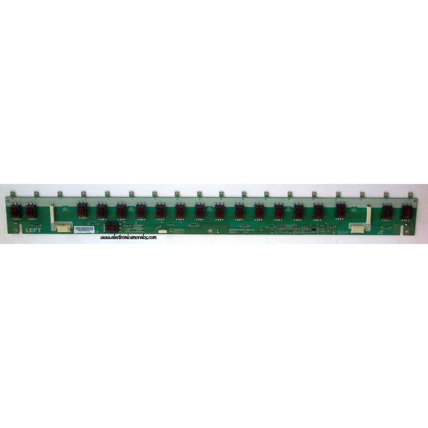 BACKLIGHT INVERSOR LEFT / SAMSUNG LJ97-02096A / 02096A / SSB520H18V01 / REV 0.2 / MODELO LN52B750U1FXZA