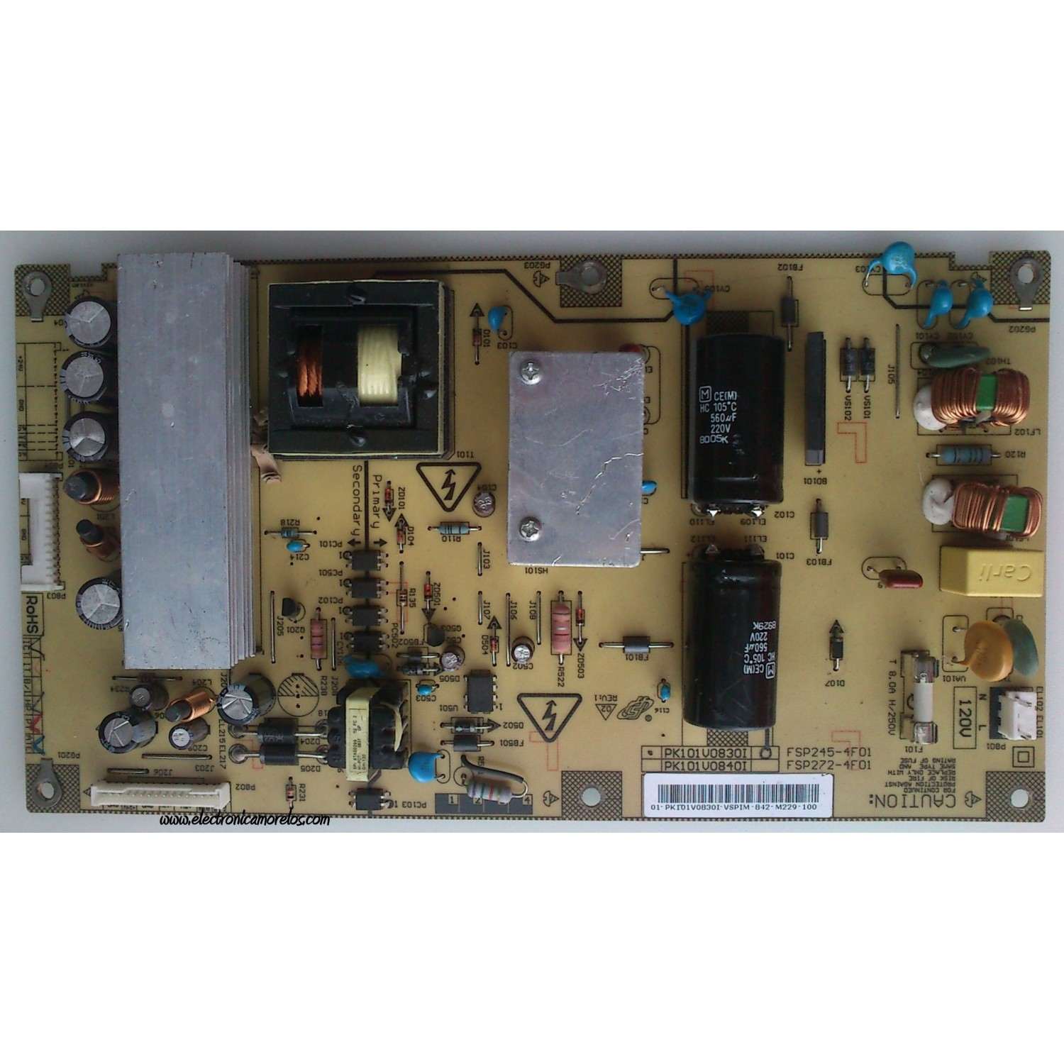 KIT 10 PIEZAS //// FUENTE DE PODER ((NUEVA)) / TOSHIBA 75013355 / PK101V0830I / FSP245-4F01 / 3BS0194112GP / MODELO 40RV525U / 10 KITS / TOTAL 100 PIEZAS