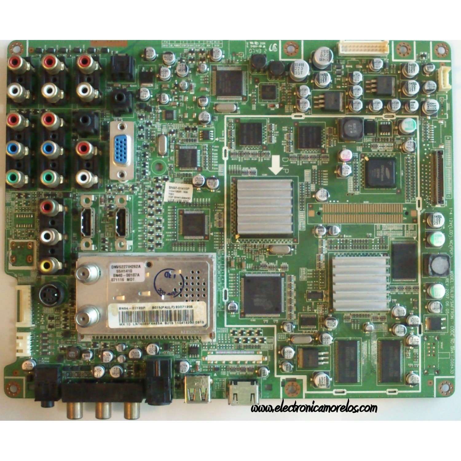 MAIN / SAMSUNG BN94-01199P / BN41-00843D / BN97-01415P / SUSTITUTA BN94-01518G / PANEL LTA400HT-L06 / MODELOS LNT4061FX/XAA / LNT4065FX/XAC SX05 / LNT4065FX/XAC SX06