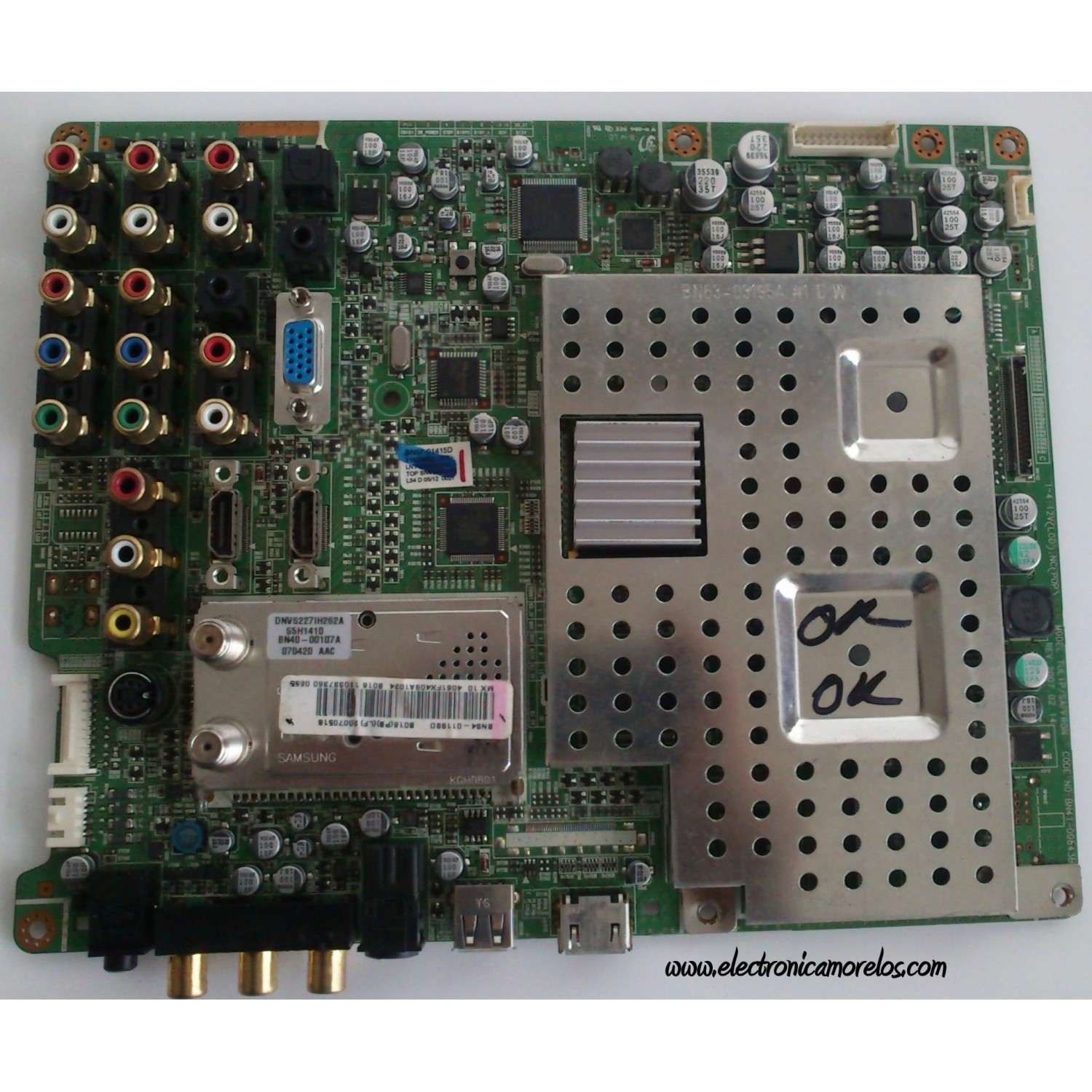 MAIN / SAMSUNG BN94-01199D / BN41-00843B / BN97-01415D / SUSTITUTA BN94-01199N / PANEL'S LTA400HT-L01 / LTA400HT-LH1 / MODELOS LNT4061FX/XAA / LNT4065FX/XAA / LNT4065FX/XAC SQ02 / LNT4065FX/XAC SQ01