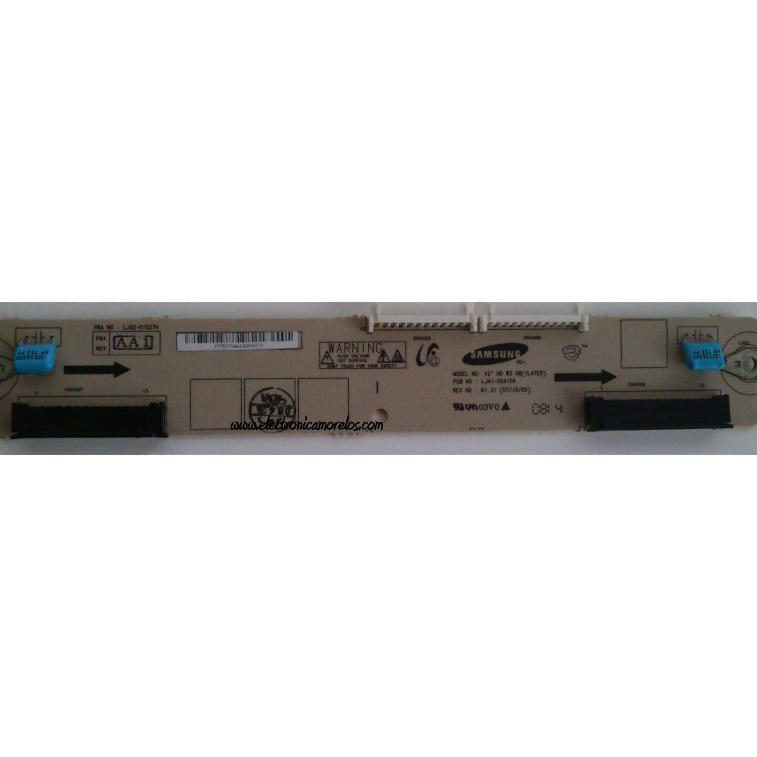 X-BUFFER / SAMSUNG BN96-06758A / 527A / LJ92-01527A / LJ41-05410A / MODELO PL42A410C2DXZX		