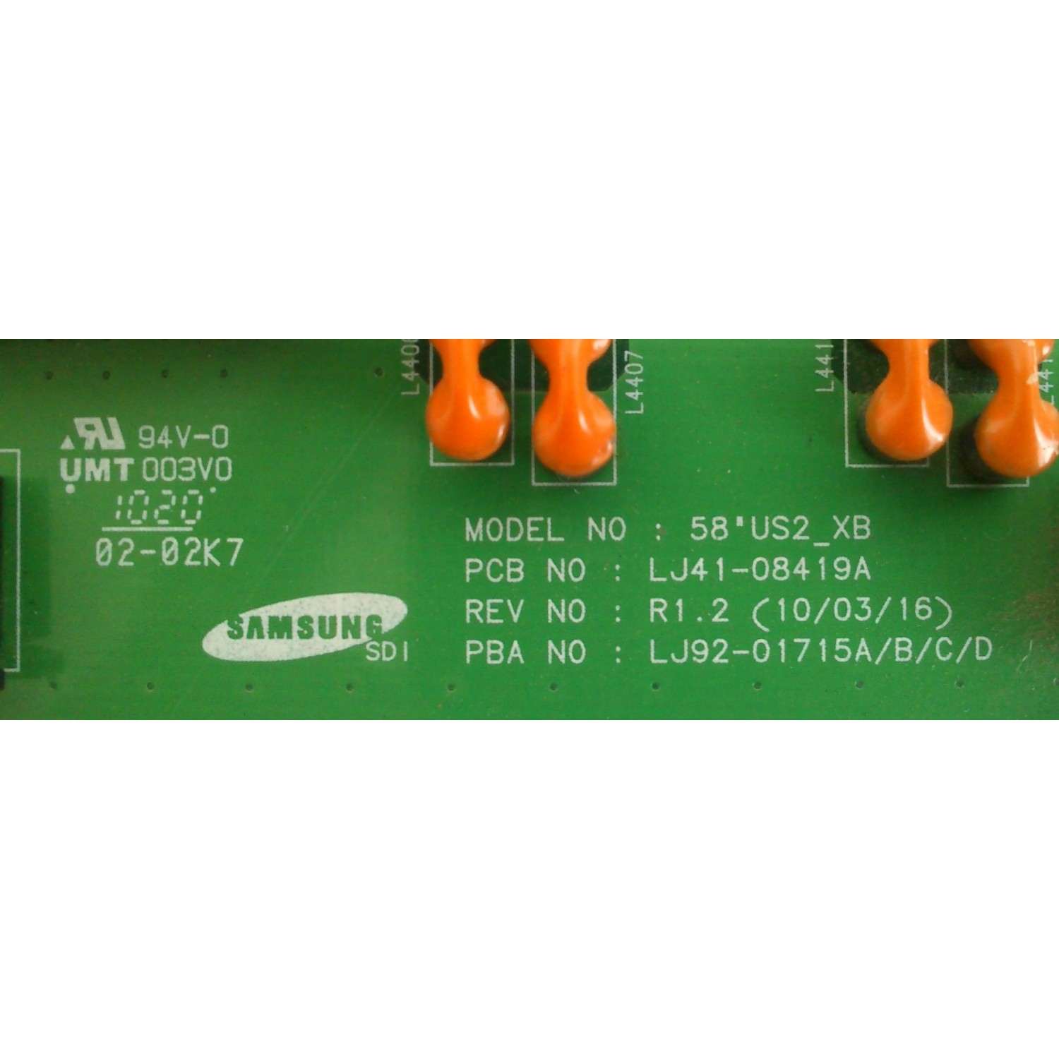 BUFFER / SAMSUNG BN96-12681A / LJ92-01715A / 715A / LJ41-08419A / MODELO PN58C500G2FXZA	 - Imagen 3