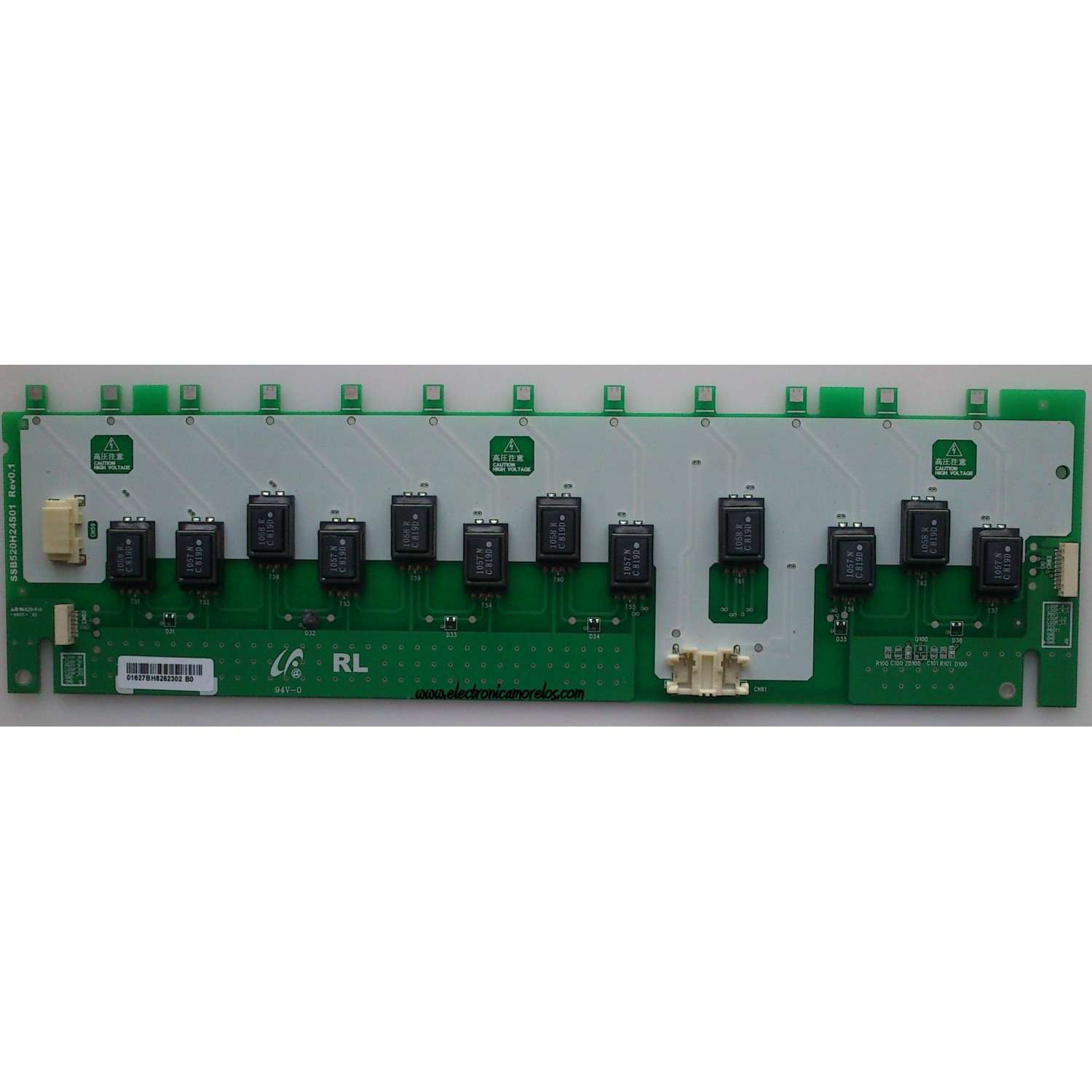 BACKLIGHT INVERSOR RL / SAMSUNG / SONY LJ97-01627B / SSB520H24S01 / MODELO KDL-52XBR6 RL	