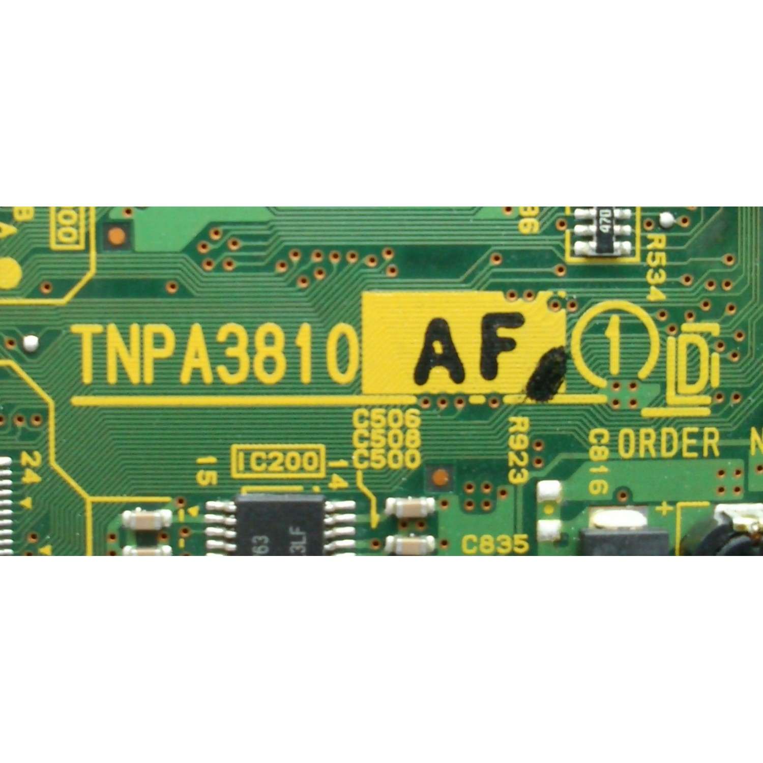 MAIN LOGICA / PANASONIC TNPA3810AF / TNPA3810 / MODELO TH-37PX60U	 - Imagen 2