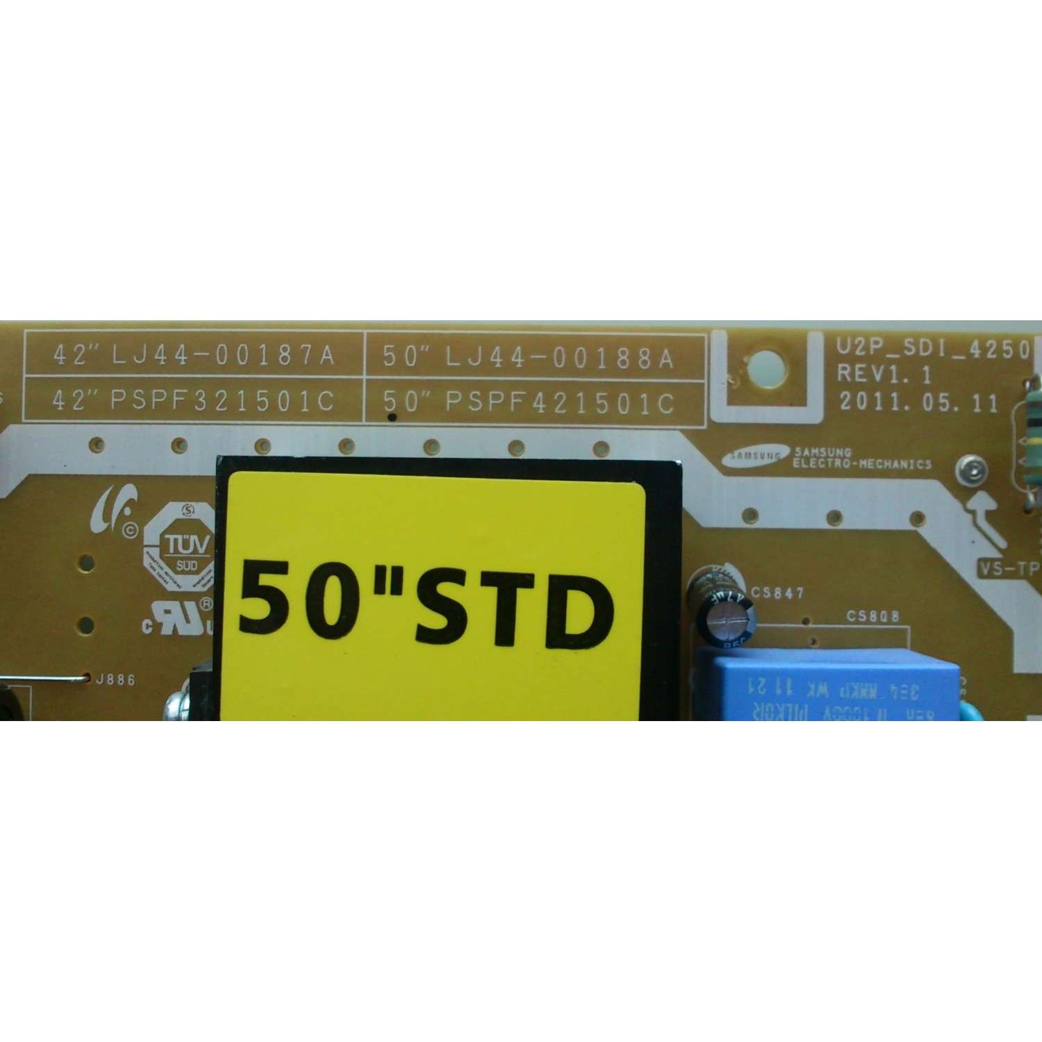 FUENTE DE PODER / RCA LJ44-00188A / U2P_SDI_4250 / PSPF421501C / MODELO 50PA30RQ	 - Imagen 2