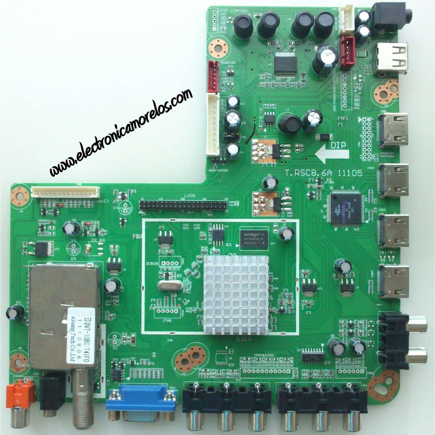 MAIN / RCA 1A1H1854 / 50RE01TC86XLNA1-A1 / 20110815092809 / T.RSC8.6A / 11105 / MODELO	 - Imagen 2