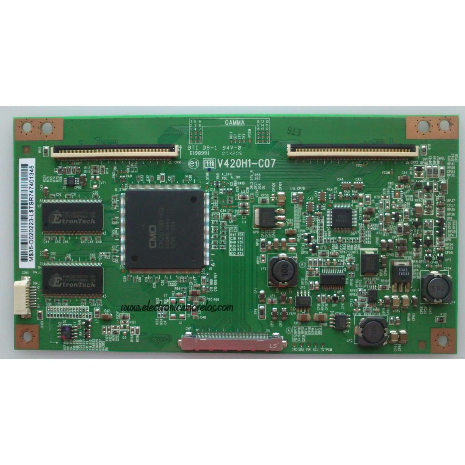 T-CON / LG / CMO 35-D020223 / V420H1-C07 / MODELO 47LG50-UA AUSHLJM / PANEL V470H1-L03 / SUSTITUTAS 35-D014118 / MODELOS 7LG50-UA  / 47LG50-UA / 7LG50-UA / 47LG50-UA / LT-47X579 / LT-47P789 / LT-47EM59