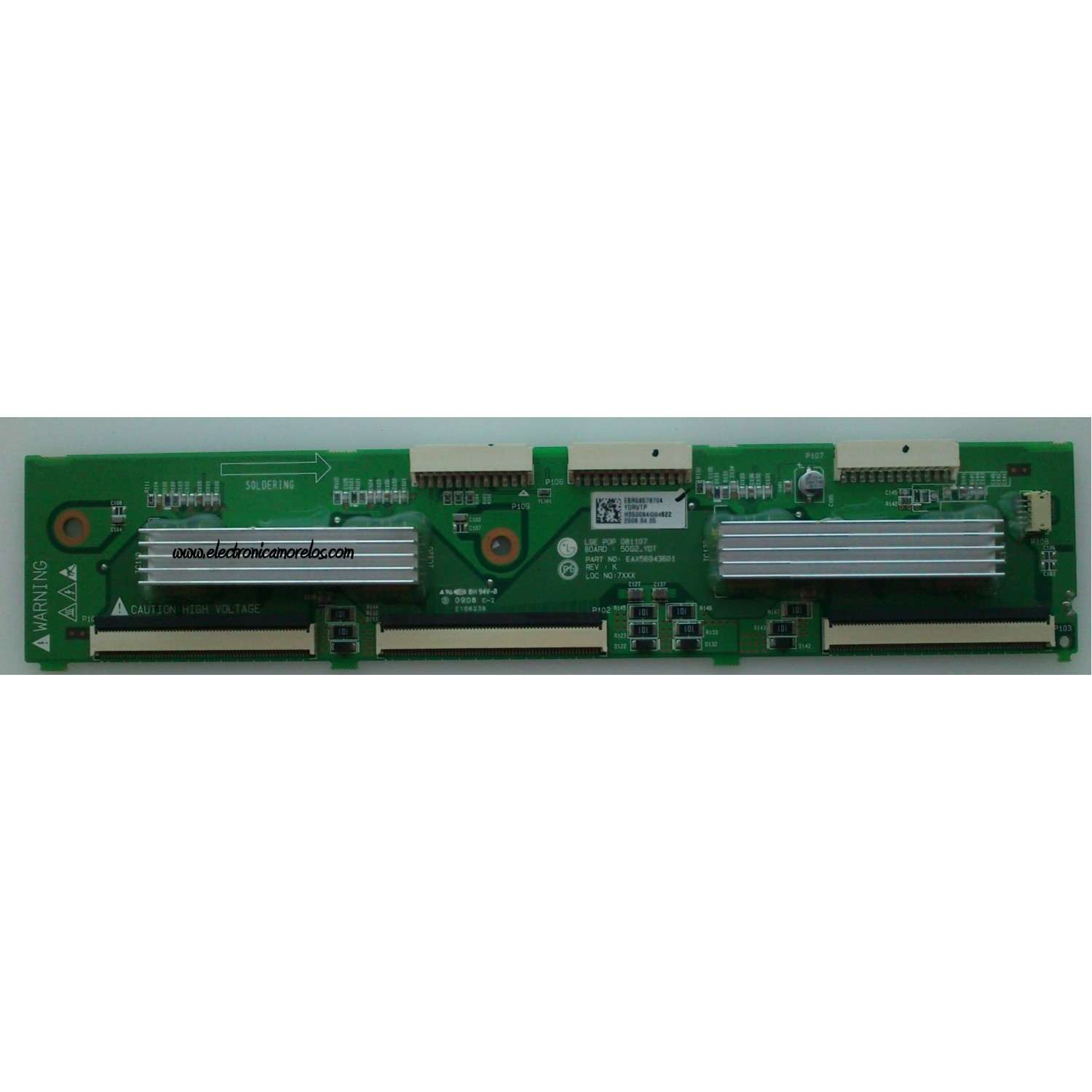 BUFFER YDRVTP / LG EBR56579704 / EAX56943601 / 50G2_YDT / MODELO 50PQ20-UA	