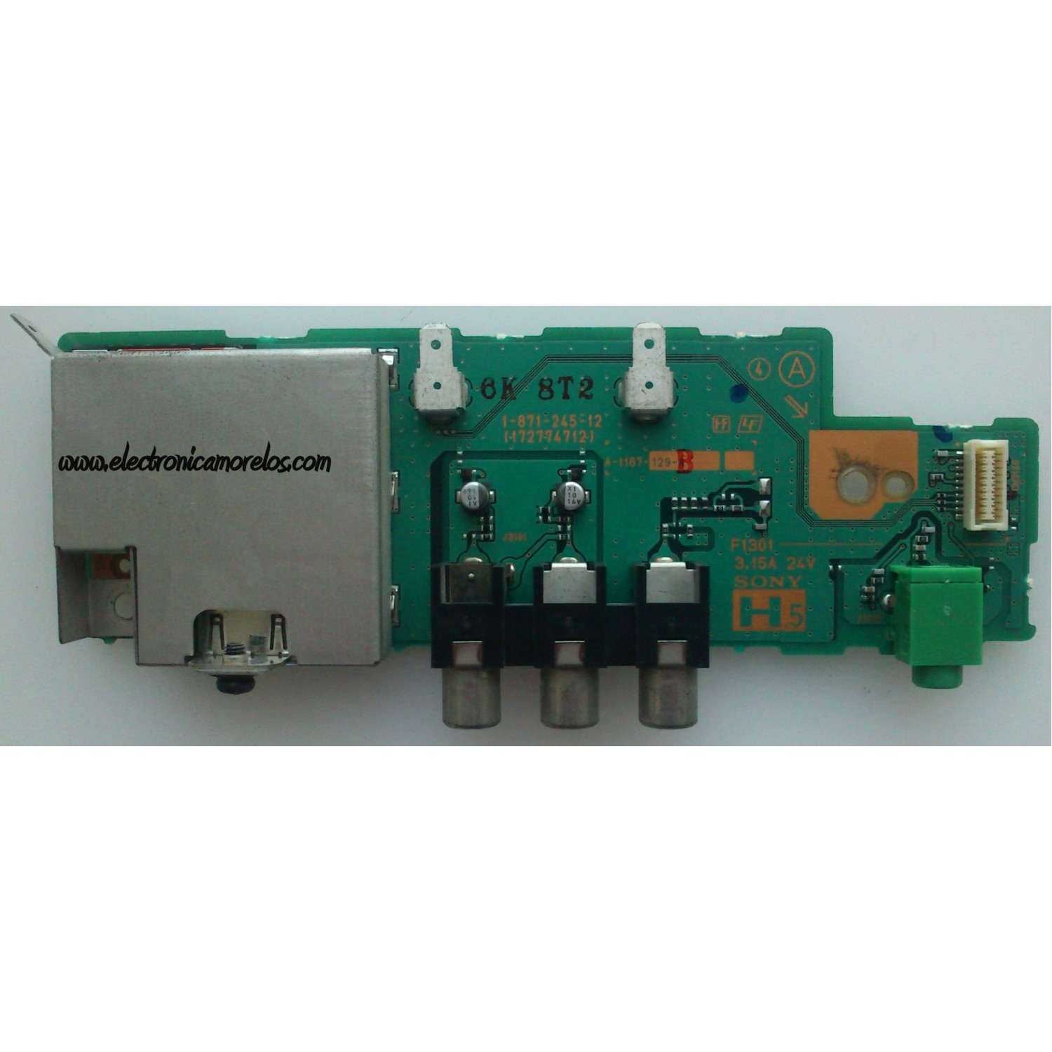 TARJETA DE SEÑAL DE A/V H5 / A-1212-257-A / 1-871-245-12 / 172774712 / A-1187-129-B / MODELO KDL-40XBR2	