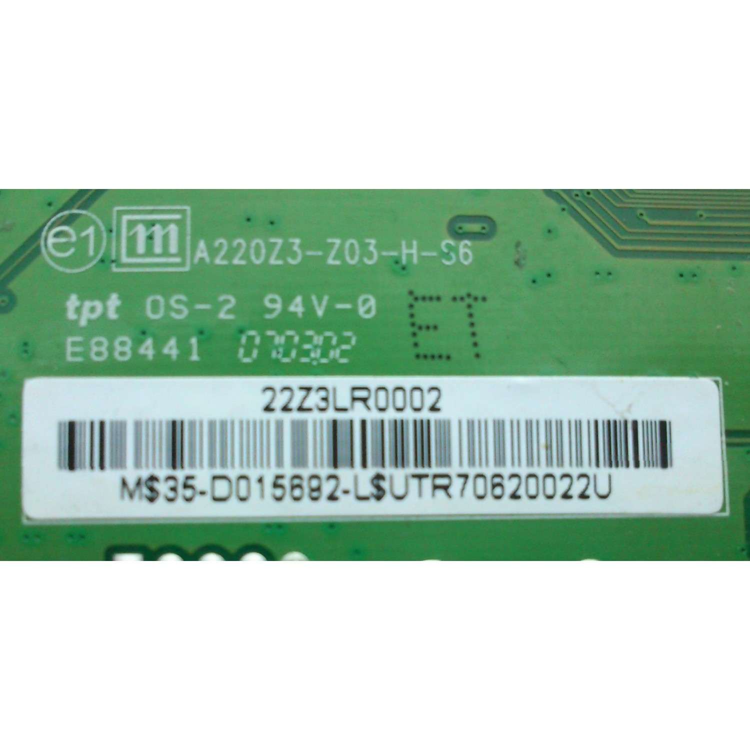 MAIN / VIEWSONIC 35-D015692 / S220Z3-Z03-H-S6 / E1MA220Z3-Z03-H-S6 / MODELO VS11659 / PANEL 	A220Z3 - Imagen 2