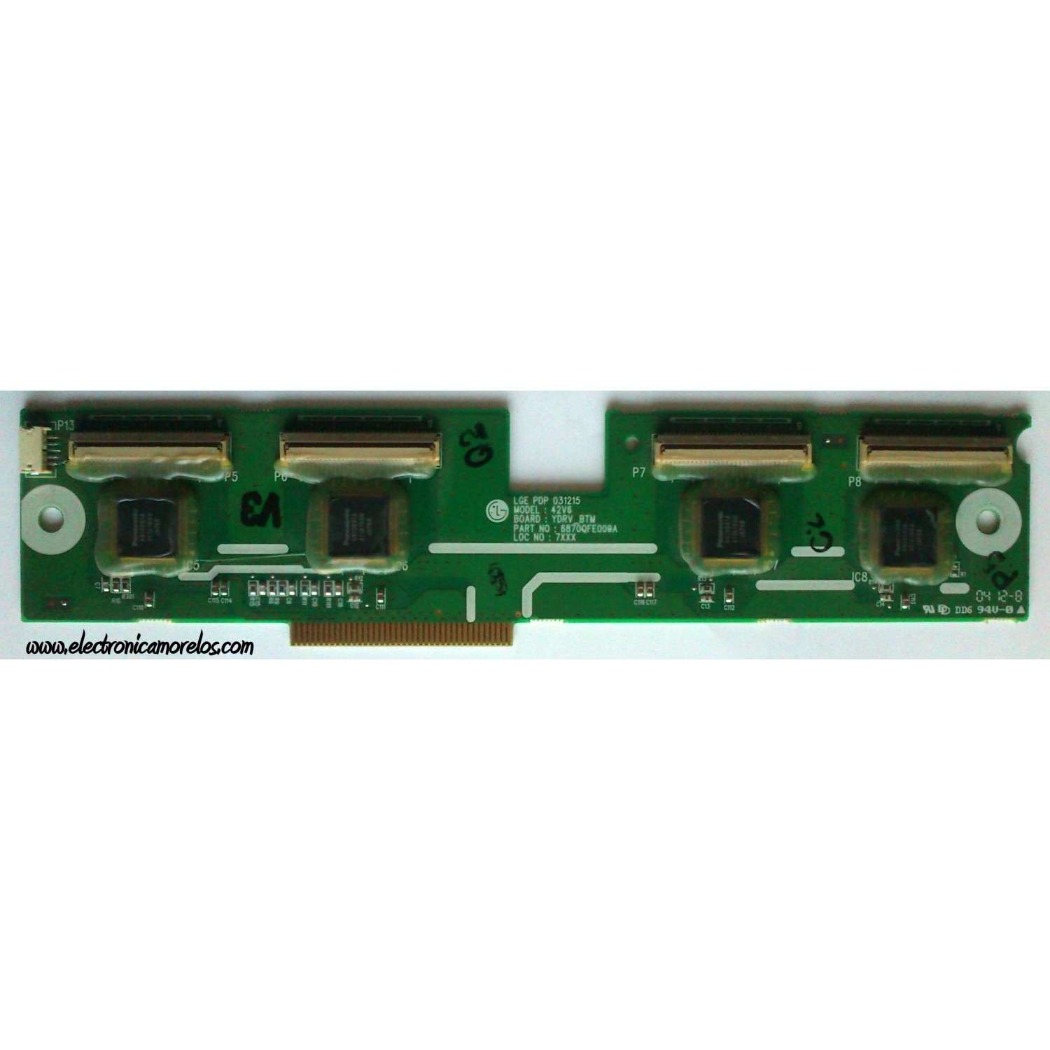 BUFFER YDRVBT / HITACHI 6871QDH067A / 6870QFE009A / MODELO 42EDT41	