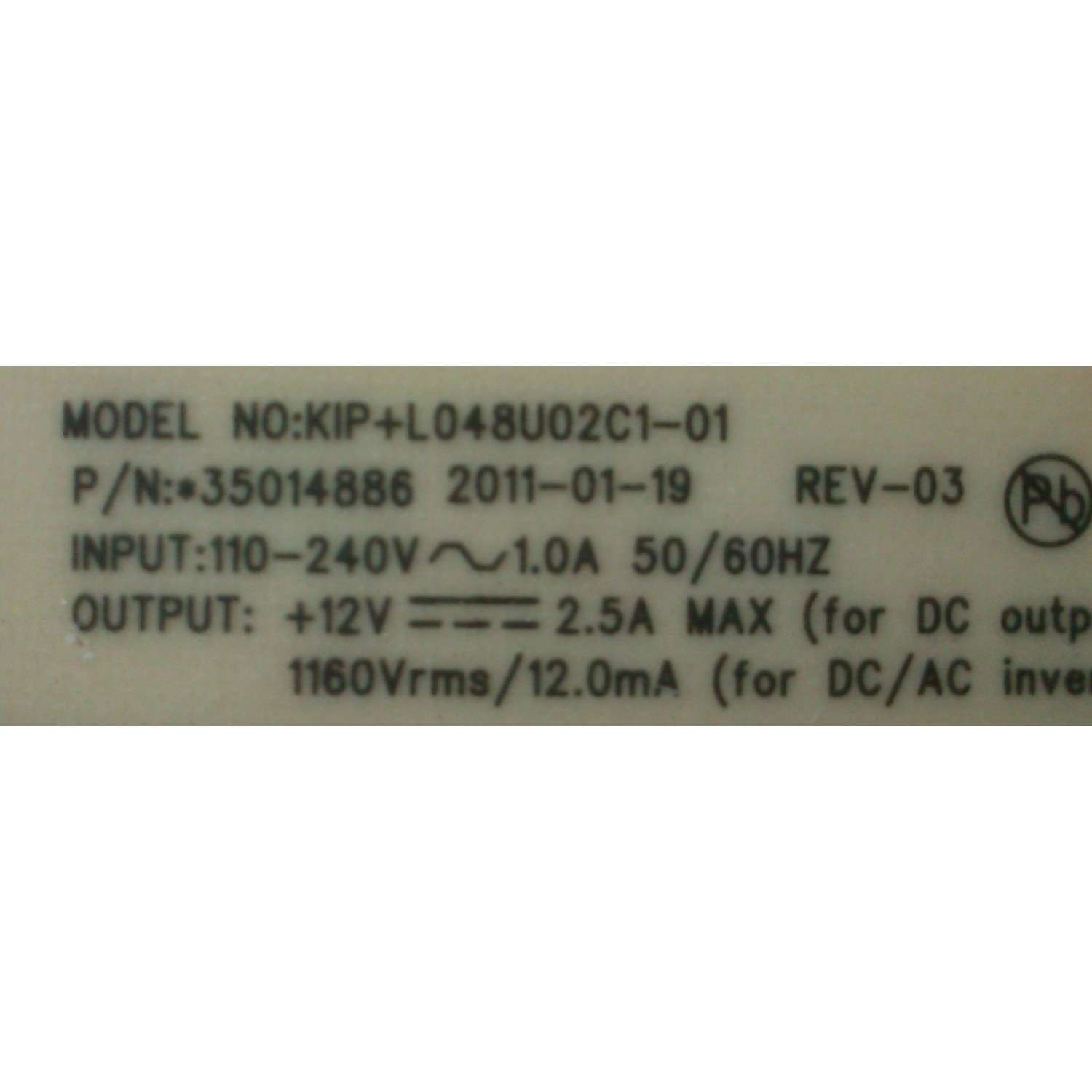 FUENTE DE PODER / KONKA 35014886 / 34006621 / KIP+L048U02C1-01 / MODELO LC24FS66DC	 - Imagen 2