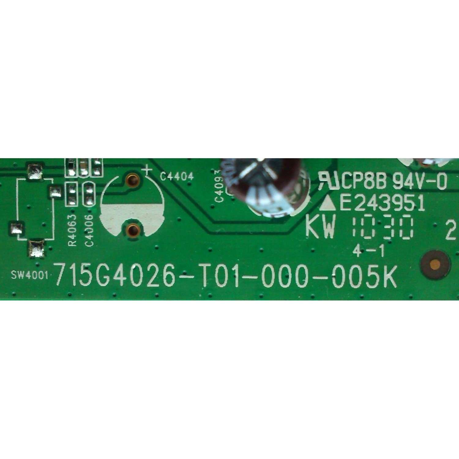 TARJETA PC  PARA TV VIZIO / NUMERO DE PARTE CBPFTXAPT5K00302 / TXAPT5K003 / 715G4026-T01-000-005K / PANEL'S LC470WUD (SC)(A1) / LC550WUD (SC)(A1) / MODELOS E470VA / E470VL / E550VA / E550VA LTLPIEAL - Imagen 3