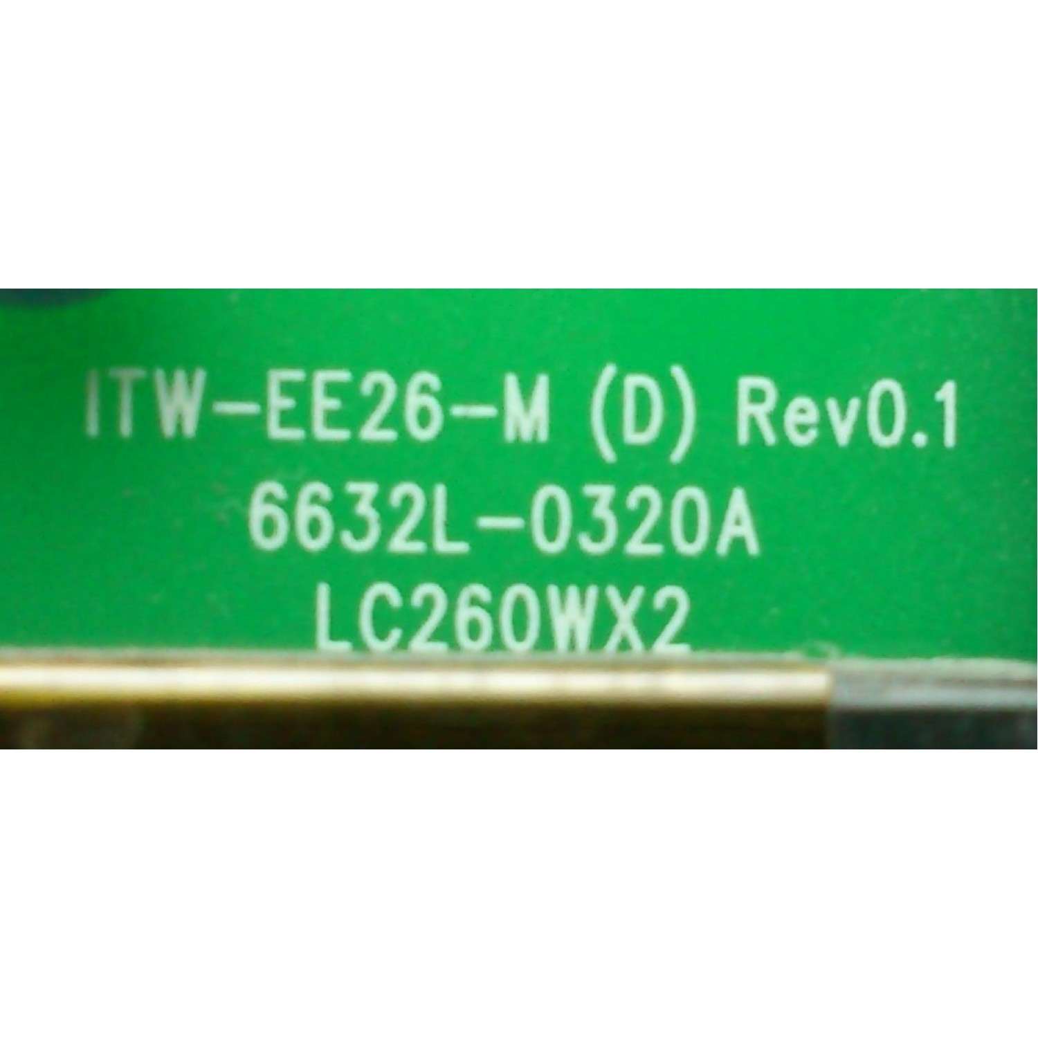 BACKLIGHT INVERSOR MASTER / INSIGNIA 6632L-0320A / ITW-EE26-M(D) / MODELO NS-LCD26	 - Imagen 2