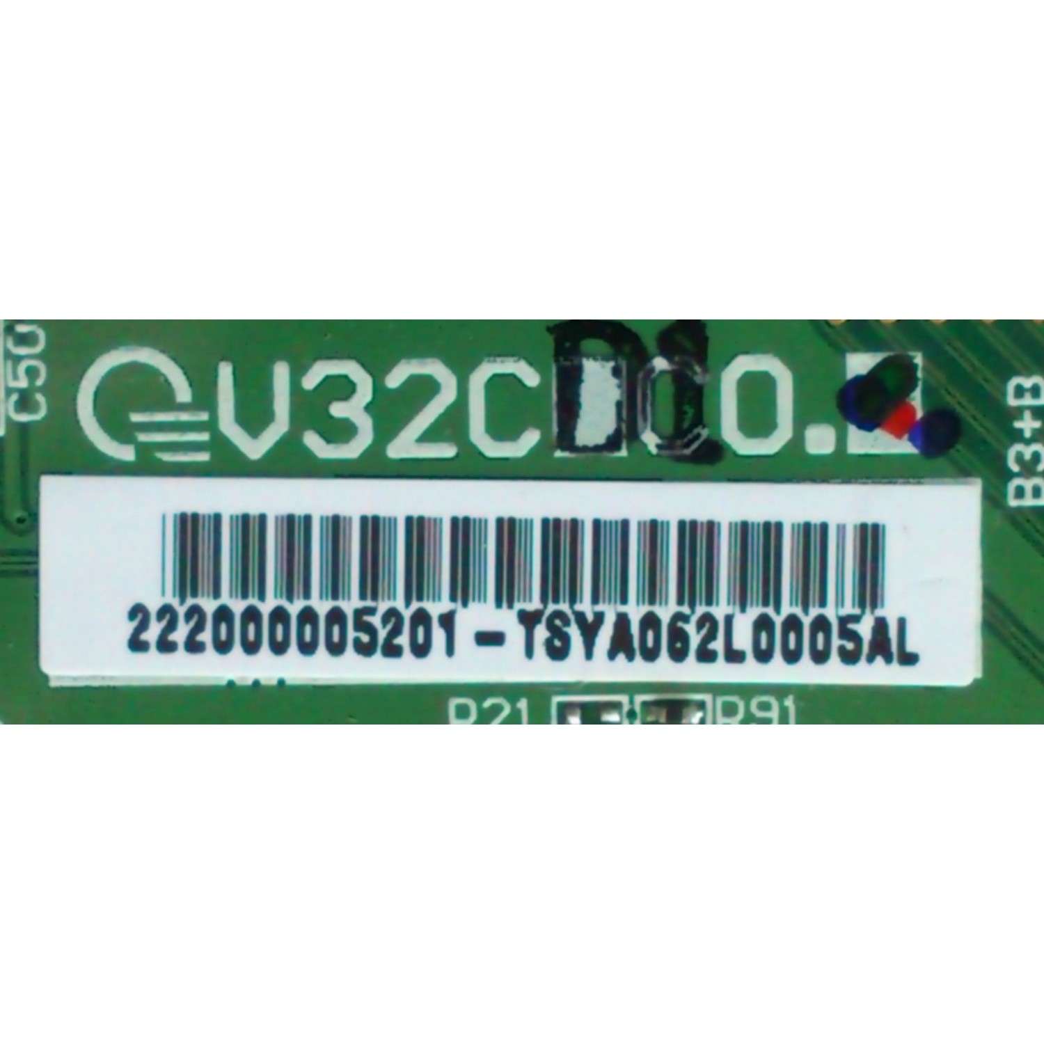 T-CON / SHARP 222000005201 / V32D1C0 / V32CD10 / MODELO LC-32D40U	/ PANEL LK315T3LF12 / LC3260N / LC-32SH20U  - Imagen 2