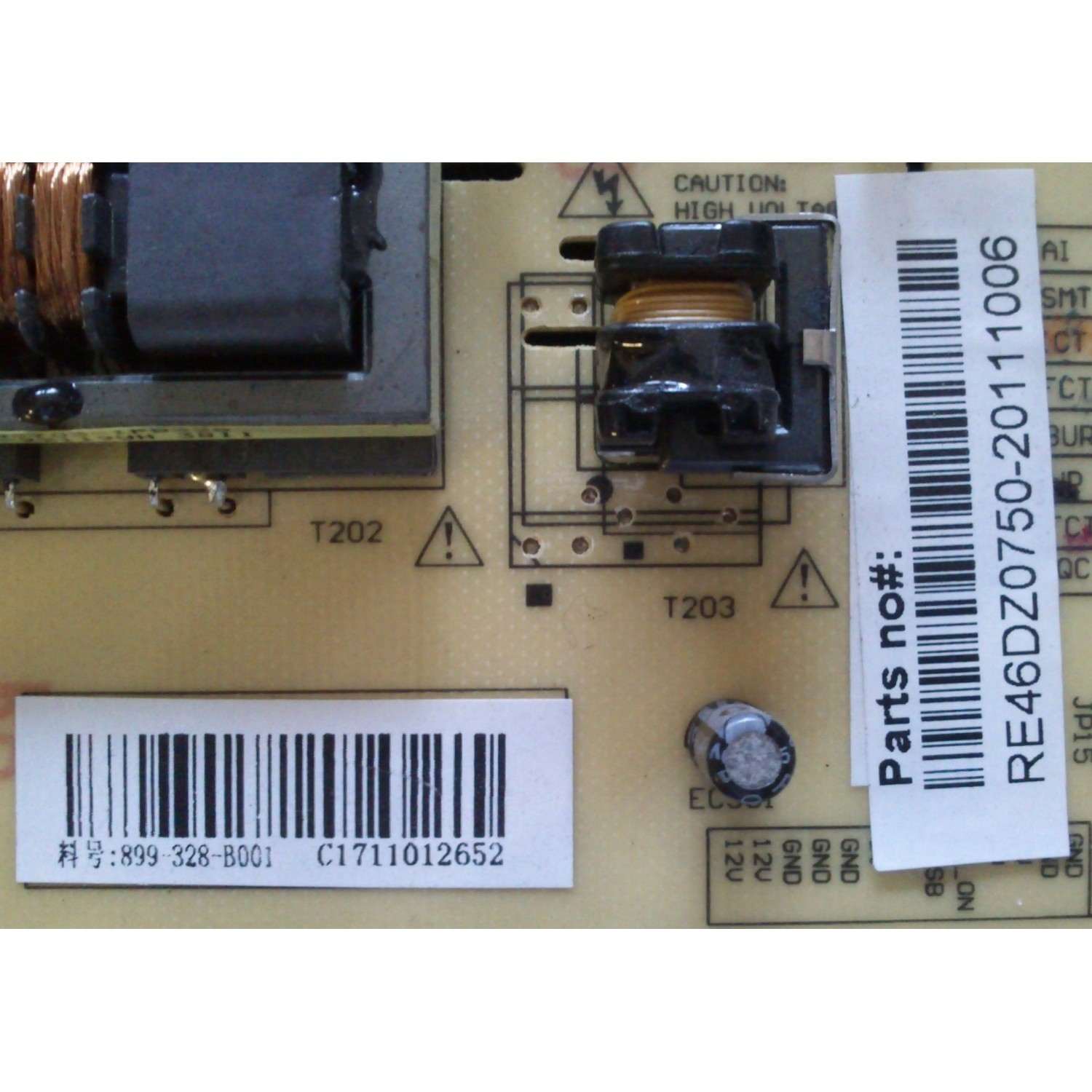 FUENTE / BACKLIGHT / RCA RE46DZ0750 / RE46DZ0750-2011 / 899-328-B001 / IPB328 / MODELO 26LA30RQD	 - Imagen 3