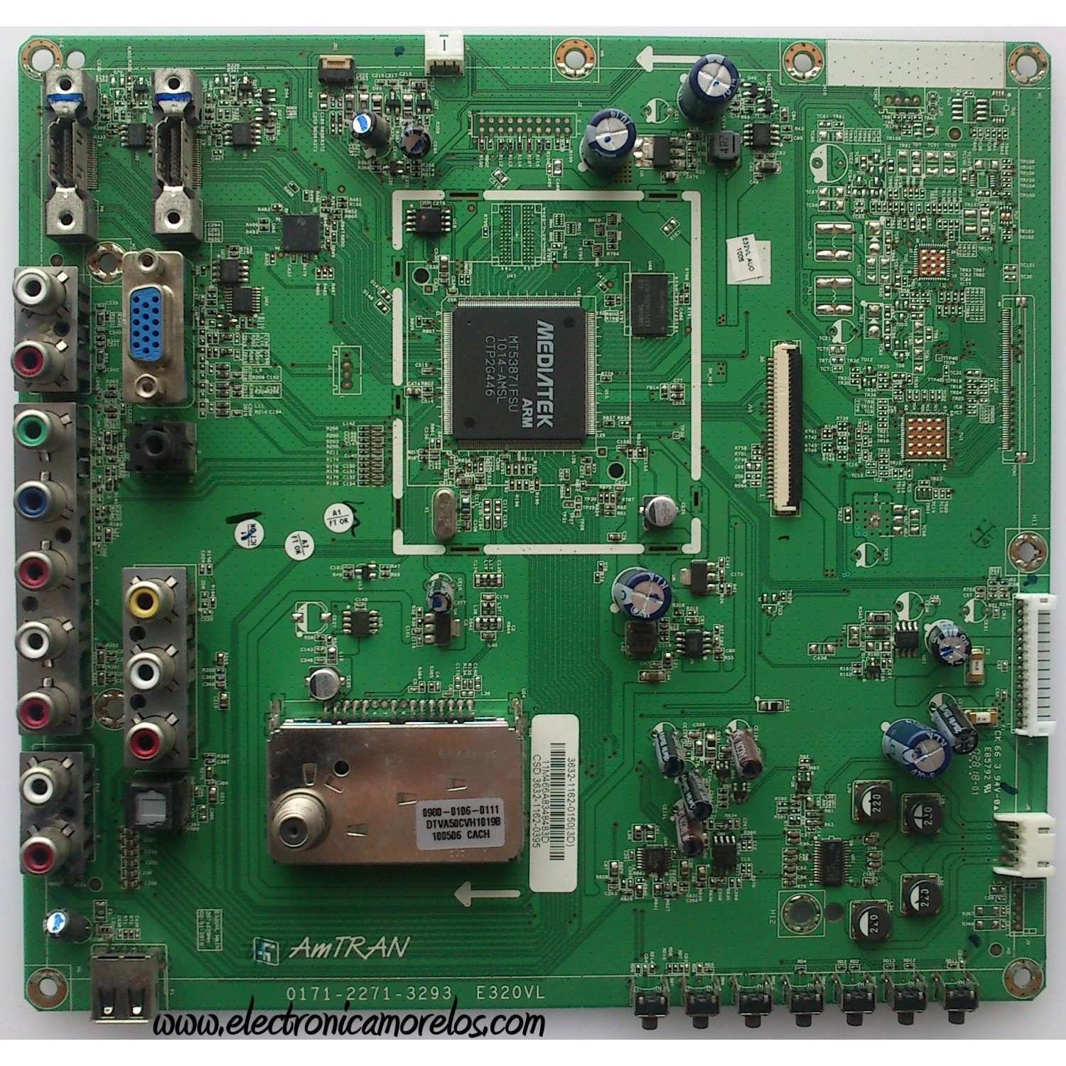 MAIN / VIZIO 3632-1162-0150 / 0171-2271-3293 / 3632-1162-0395 / PANEL T315XW03 V.7 / MODELOS NS-32L430A11 / E320VL LASAHLBL