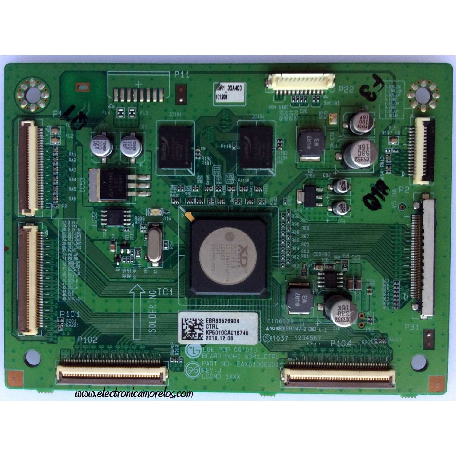 MAIN LOGICA PARA TV LG / EBR63526904 / EAX61300301 / SUSTITUTAS EBR63526905 / EBR63526902 / EBR63526901 / PANEL´S / PDP50R10101 / PDP50R10104  / MODELOS 50PK540-UE.AUSALHR / 50PK250-UA / 50PK540-UE / 50PK550-UD / 50PK550C-UD / 50PK750-UA / 50PK950-UA