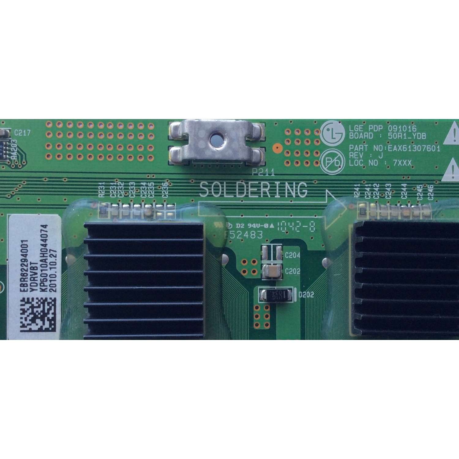 BUFFER YDRVBT PARA TV LG / EBR62294001 / EAX61307601 / SUSTITUTAS EBR62294001 / EBR62294003 / PANEL PDP50R10101 / PDP50R10104 / PDP50R10000 / MODELO 50PK540-UE.AUSALHR / 50PK250-UA.AUSLLJR / 50PK990-ZA.BEKLLJP / 50PK950-UA.AUSLLUR / 50PK750-UA.AUSLLUR - Imagen 2