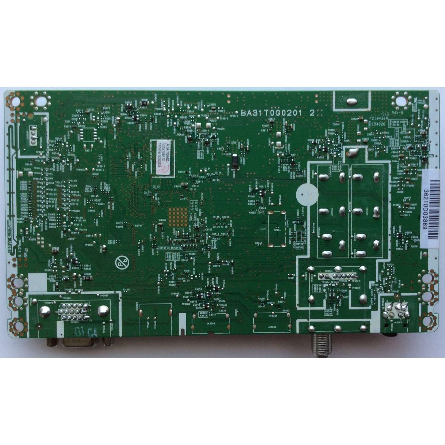 MAIN ORIGINAL PARA TV PHILIPS FULL HD / NUMERO DE PARTE A3ATG-MMA / A3ATGMA / A3ATGMZ / BA31T0G0201 2 / DISPLAY V390HJ1-P02 REV.C1 / MODELOS 39PFL3708/F8 - Imagen 2