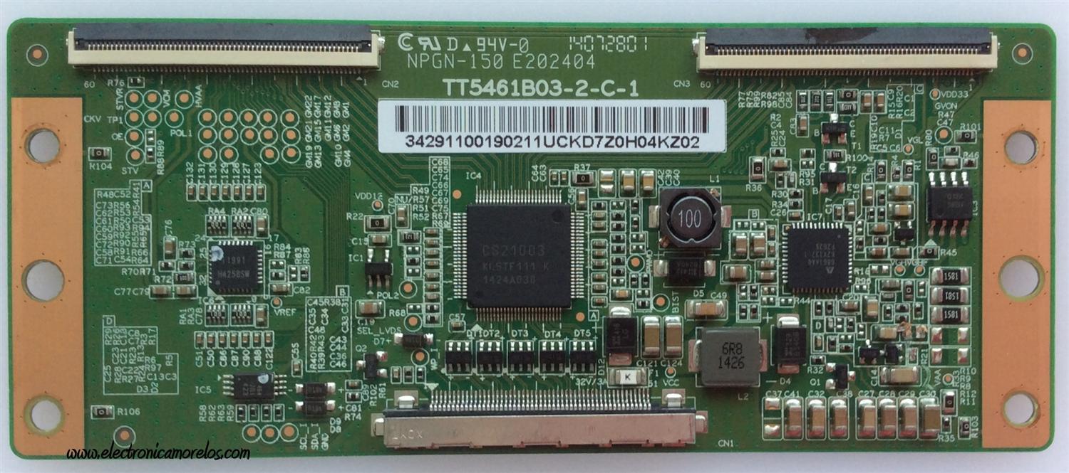 T-CON / LG 34.29110.019 / 342911001902 / 342911001903 / 34291100190211 / TT5461B03-2-C-1 / MODELO 55LB5900-UV BUSCLJR / NUMERO DE PANEL HC550DUN-VSHS2-11XX / C550F15-E6-H (G4) /55LB5900-UV BUSCLJR /  55FS4610RTBAA /55DR3505 /  LE55A6R9A 